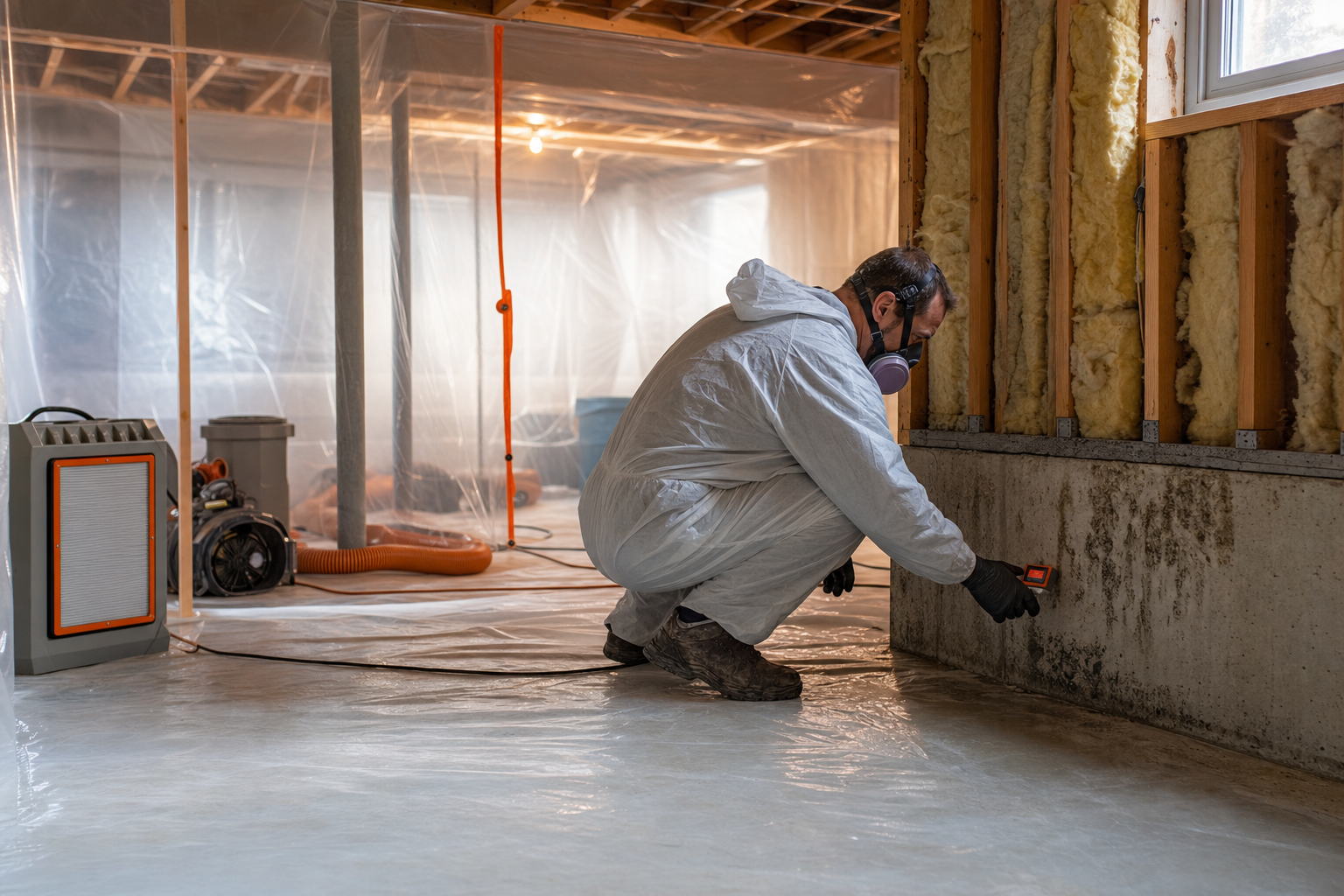 Utah basement mold remediation cost and moisture inspection