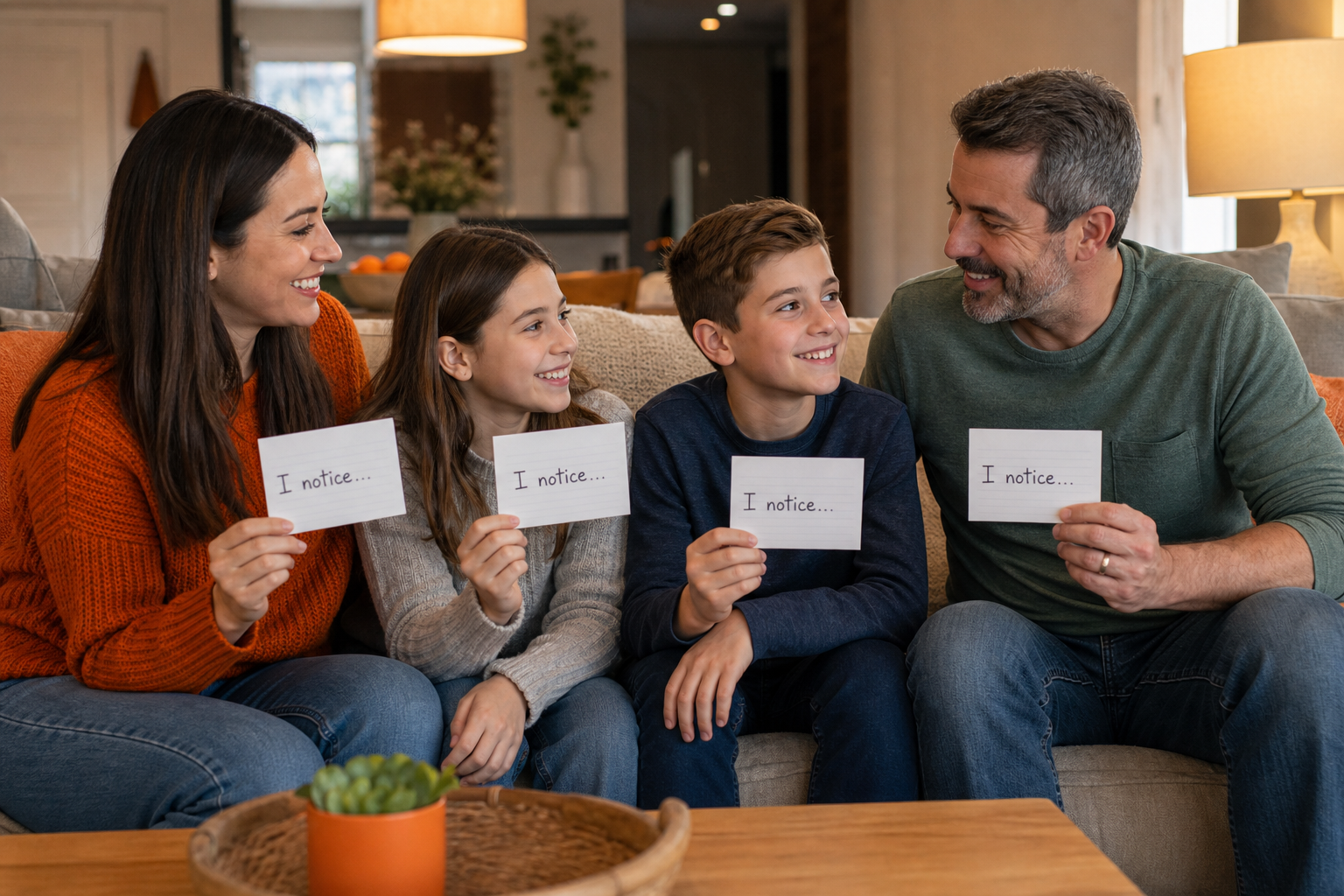 family safety exercise in home