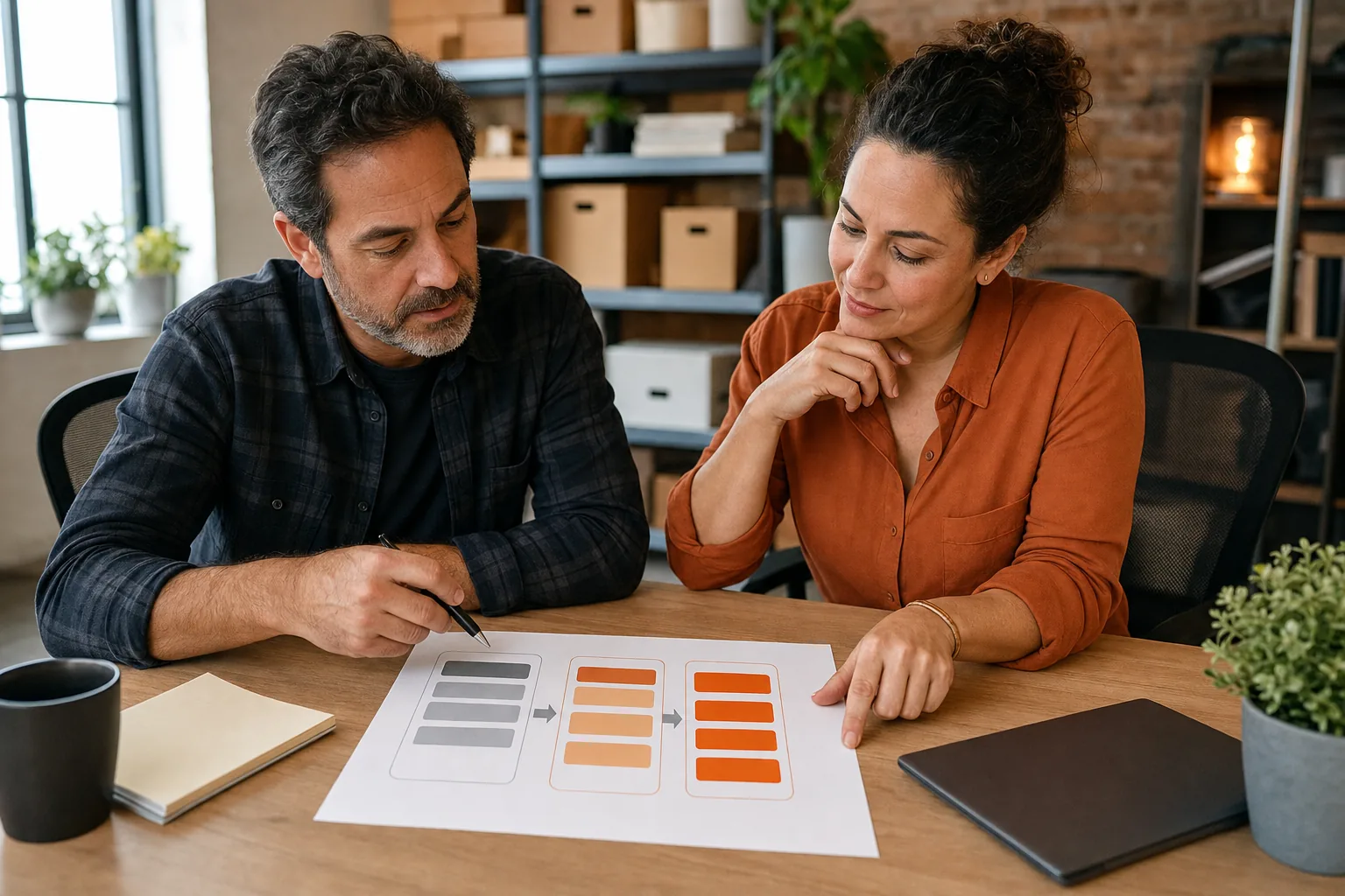 Prioritized AI action plan after a business readiness assessment