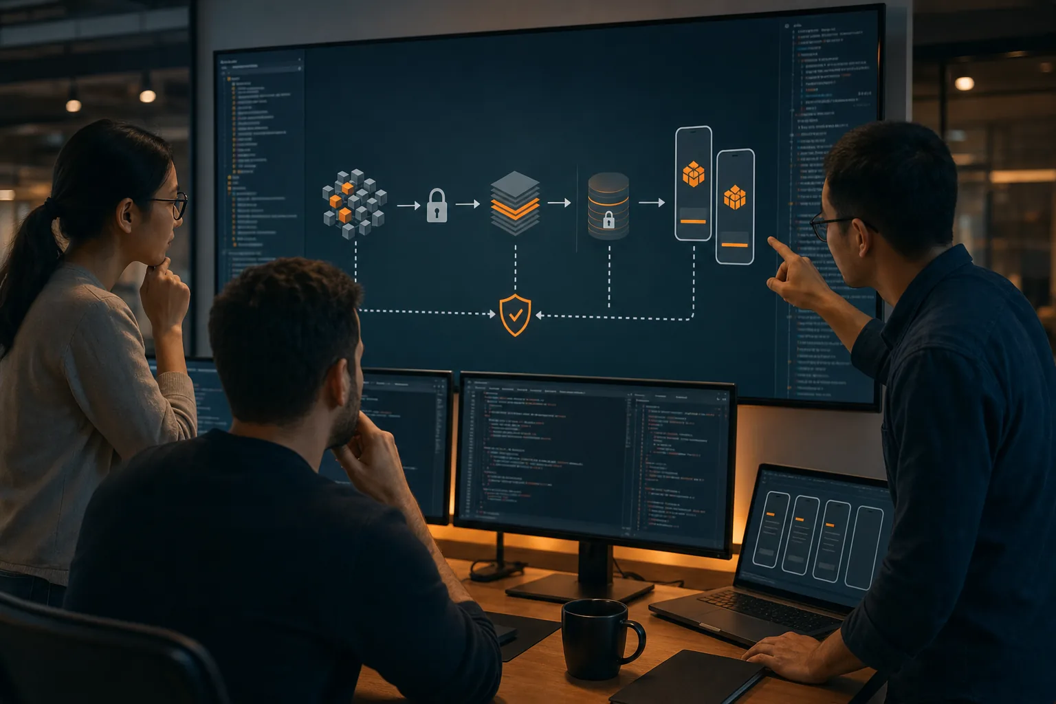 secure differential Ionic live update deployment workflow
