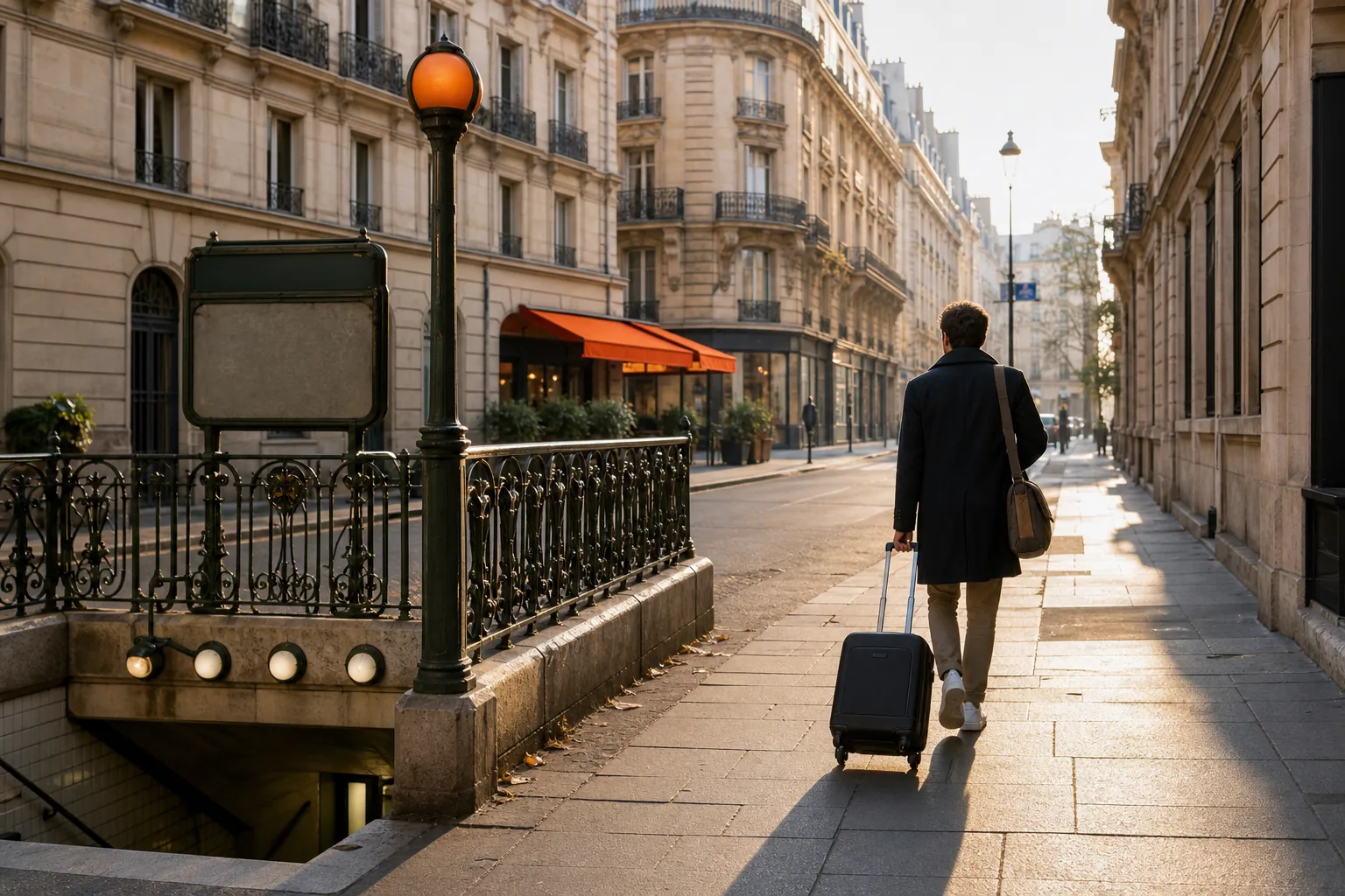Paris neighborhood base and Metro planning for a two-day itinerary.