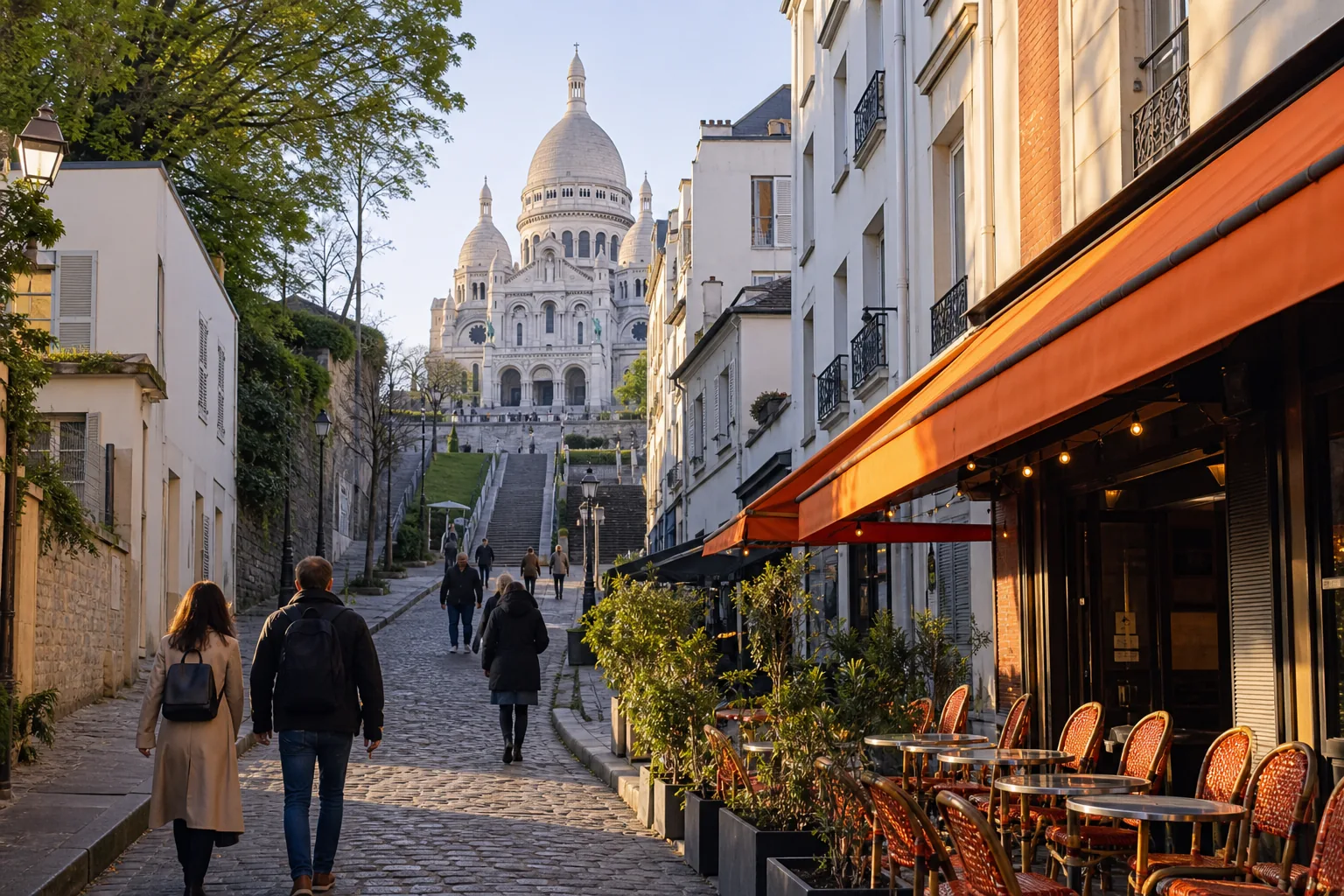 Montmartre and Sacré-Coeur on a three-day Paris itinerary.