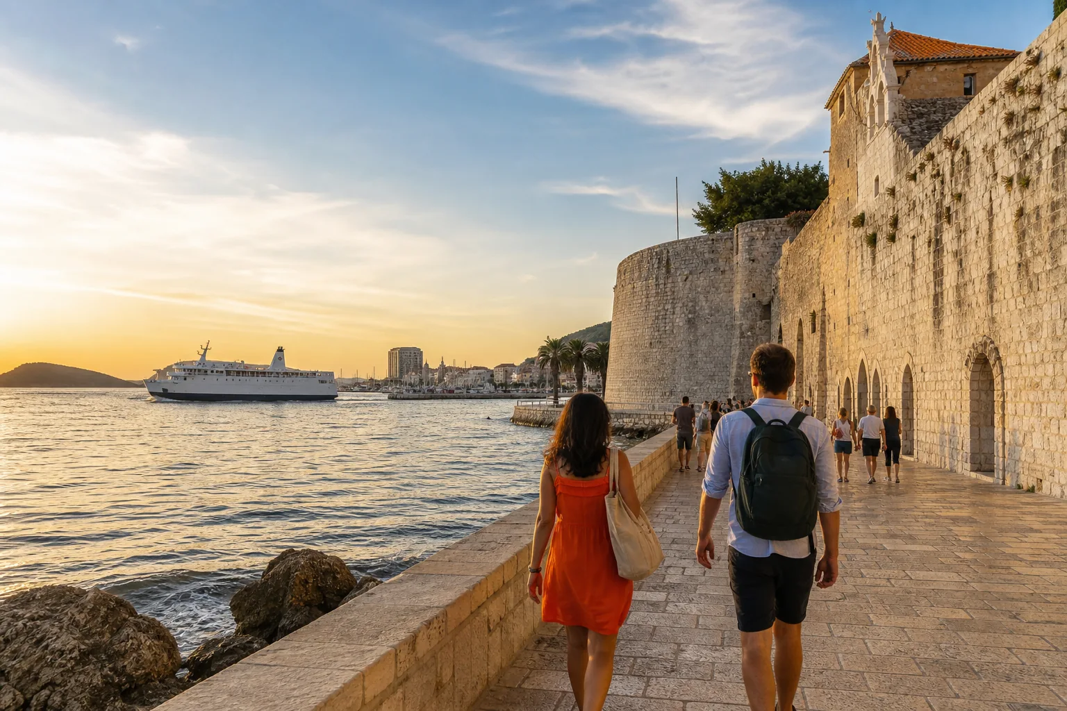 Croatia itinerary day by day route through Split and the islands