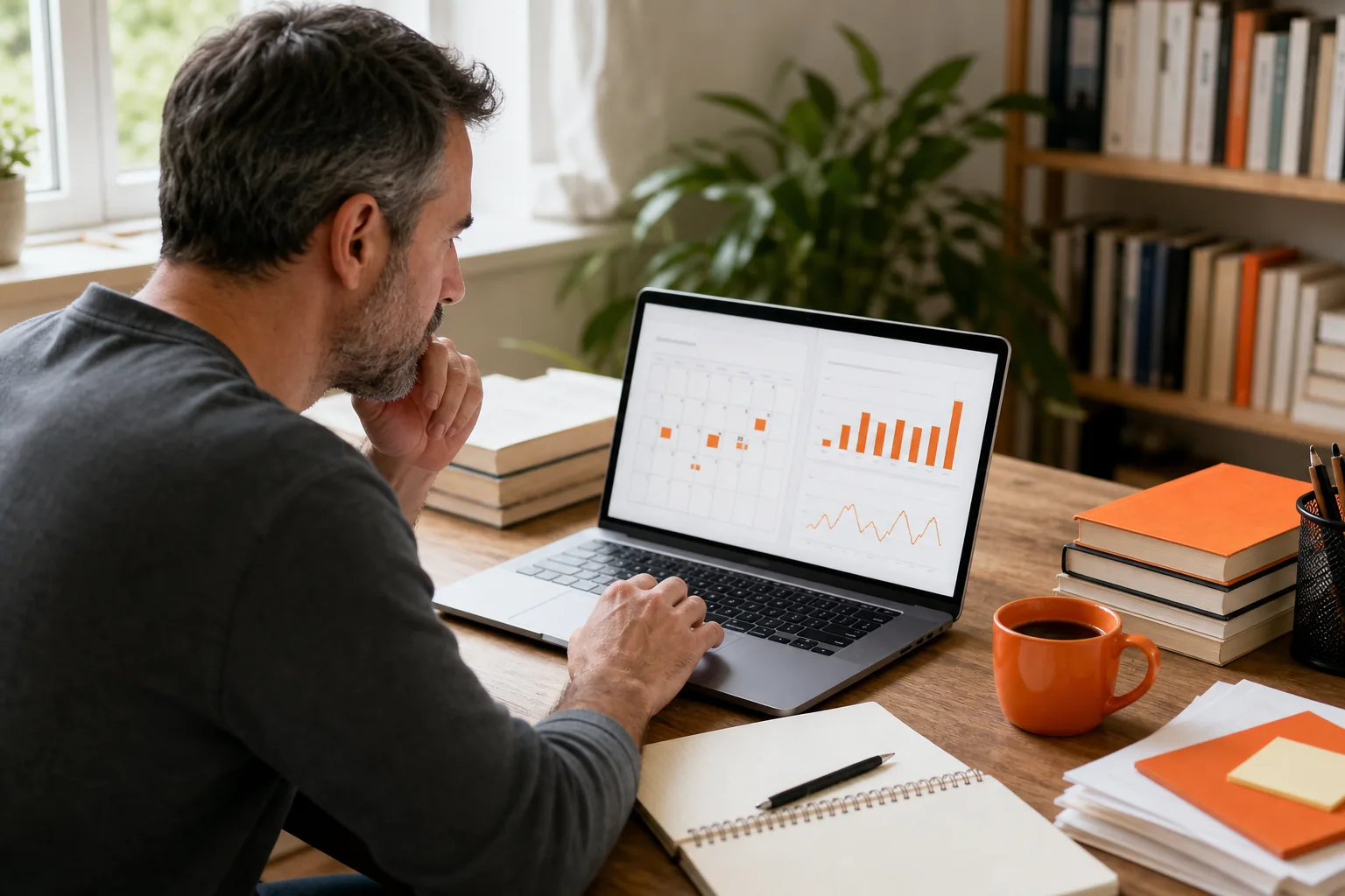 Author comparing organic content and paid book promotion results