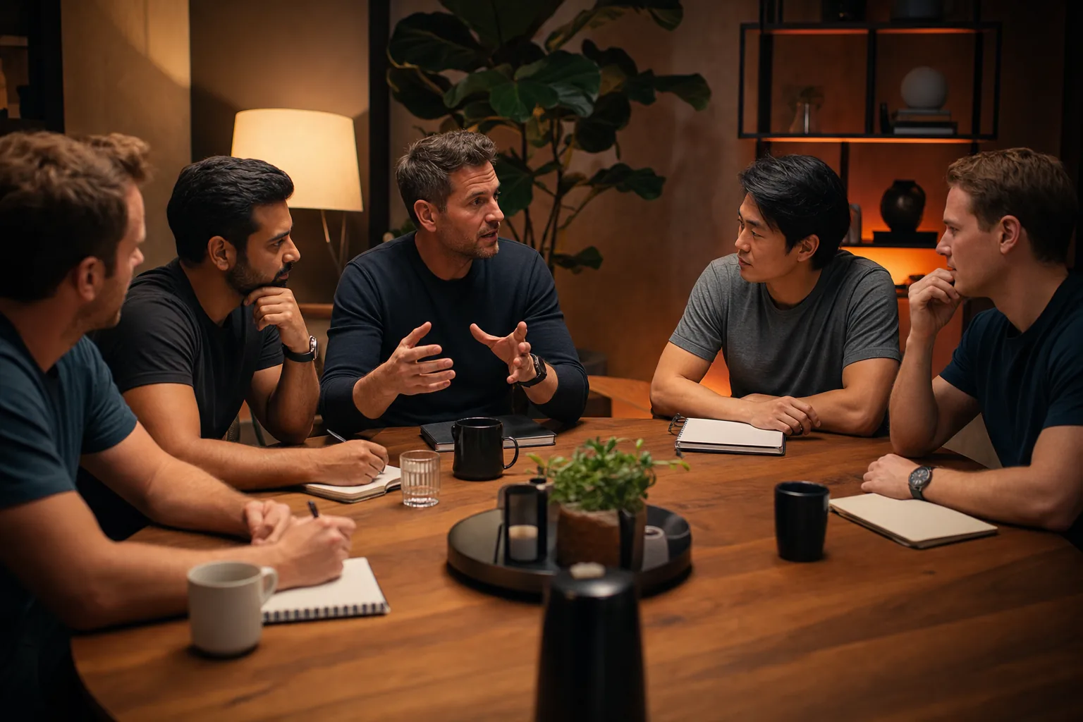 SaaS founder mastermind community discussing MRR growth.