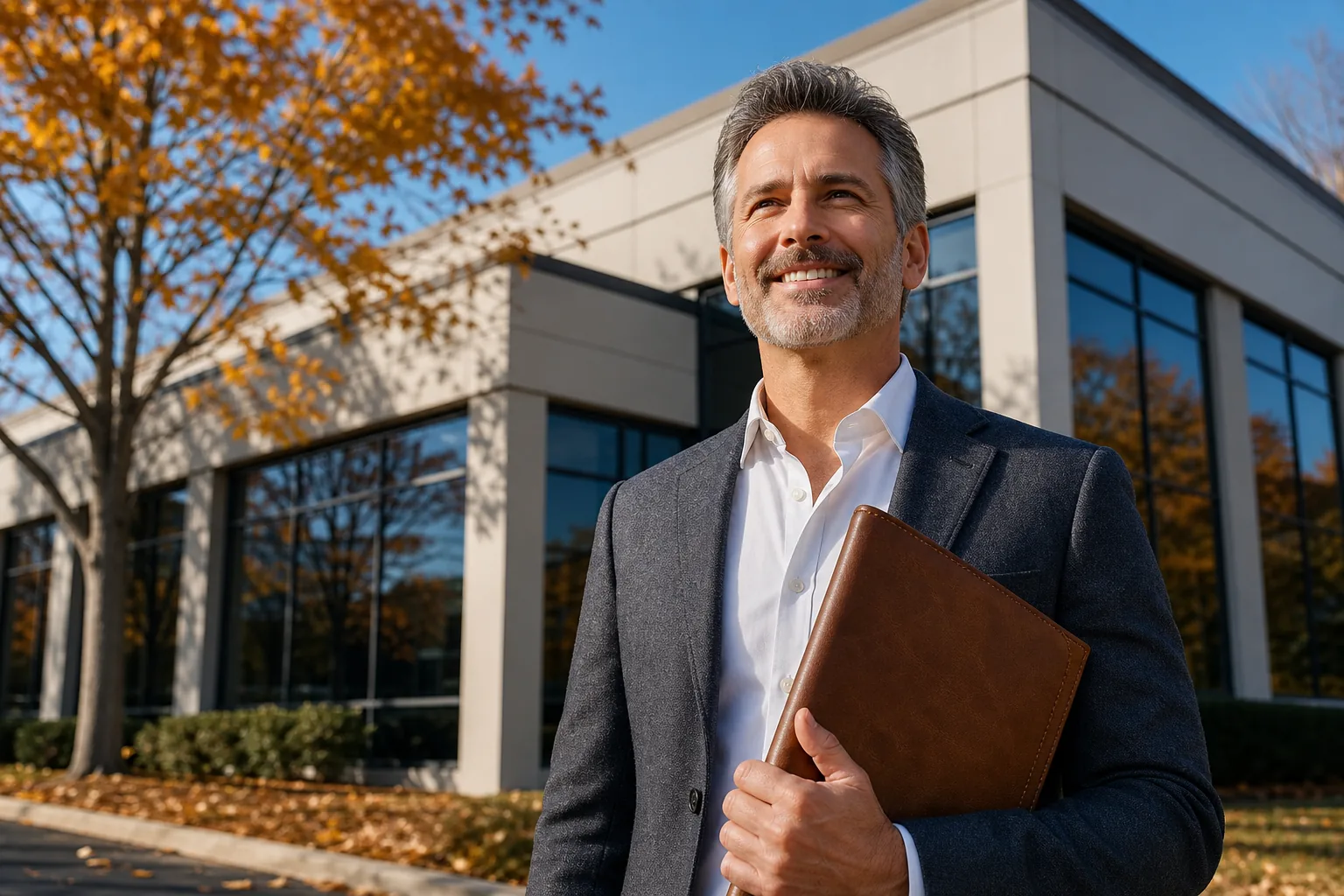 Investor reviewing 1031 exchange contract