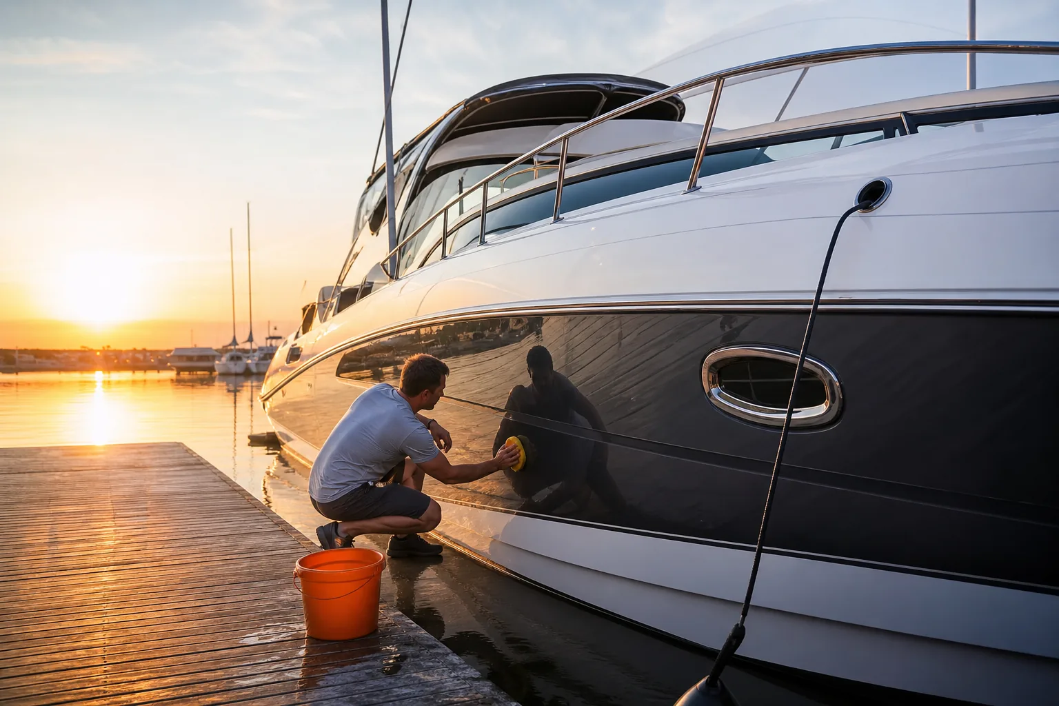 Boat preparation before sale