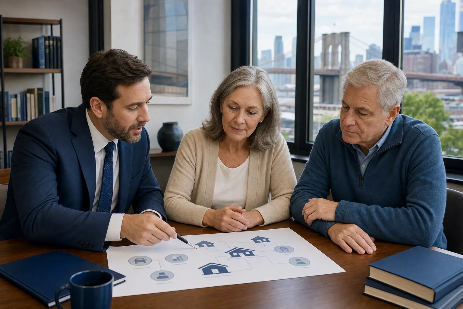 Trust planning and asset protection discussion for New York families