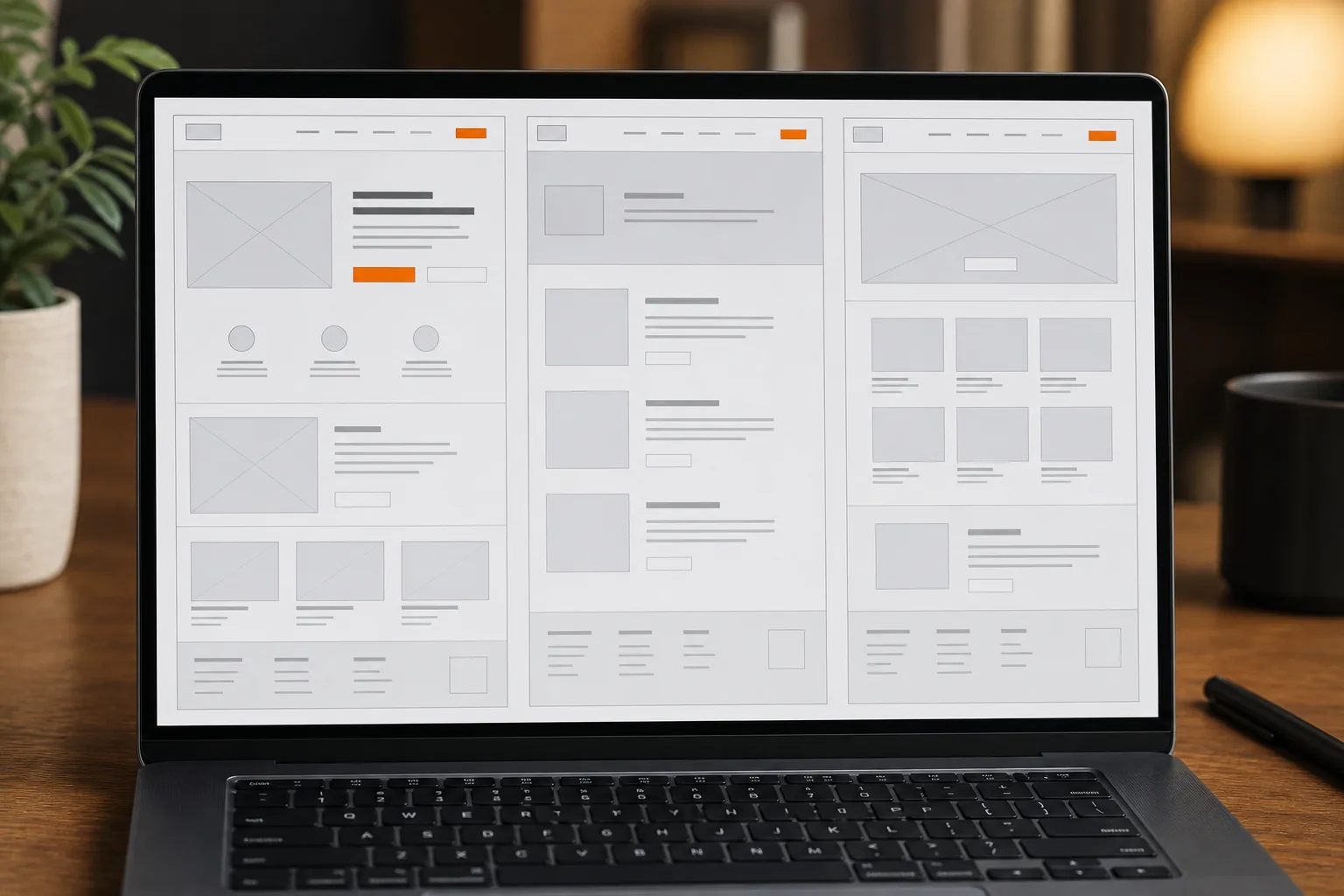 website scope planning diagram