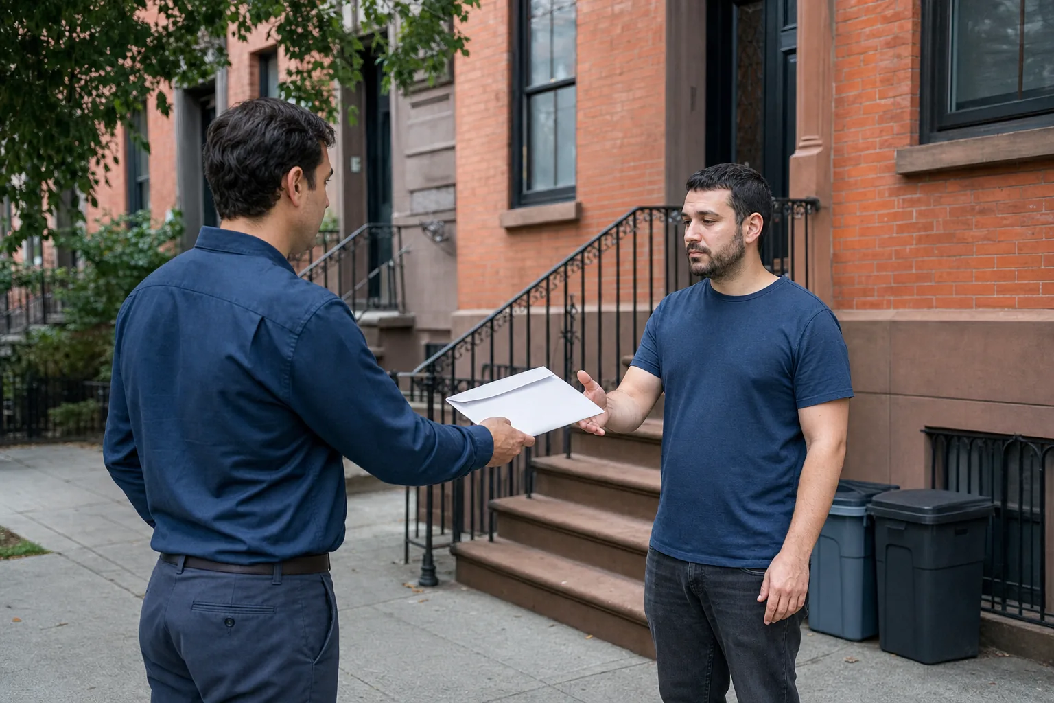 Personal service of New York divorce papers