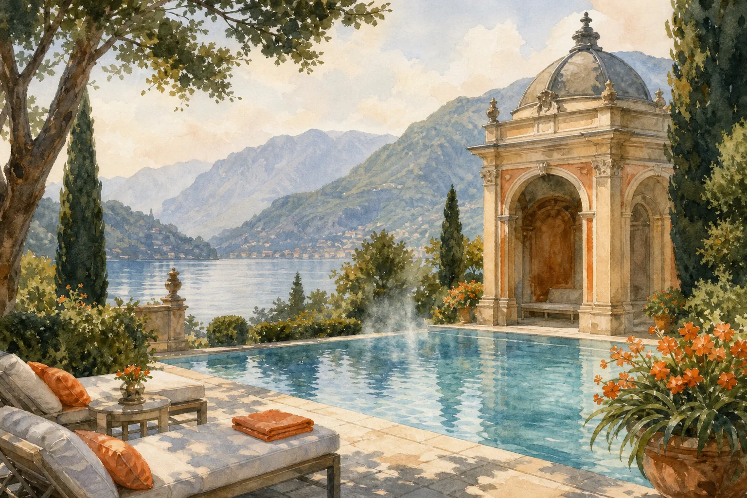 Villino Rubini amenities for Lake Como vacation