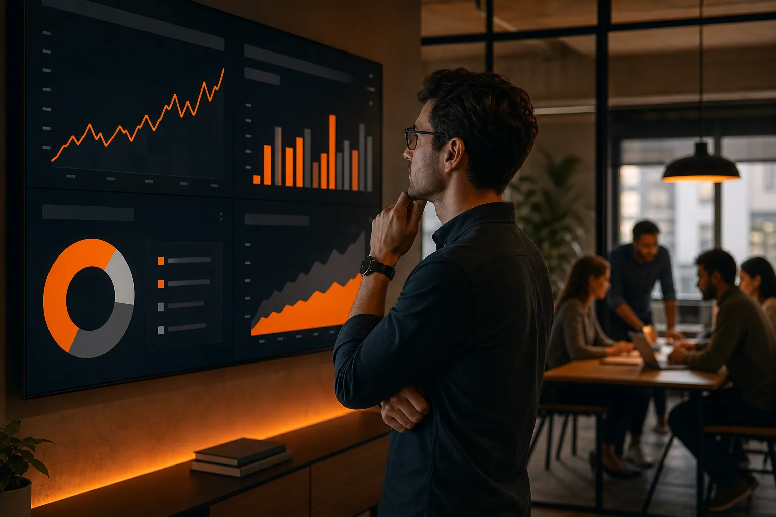 SaaS affiliate program dashboard with clicks conversions churn and MRR