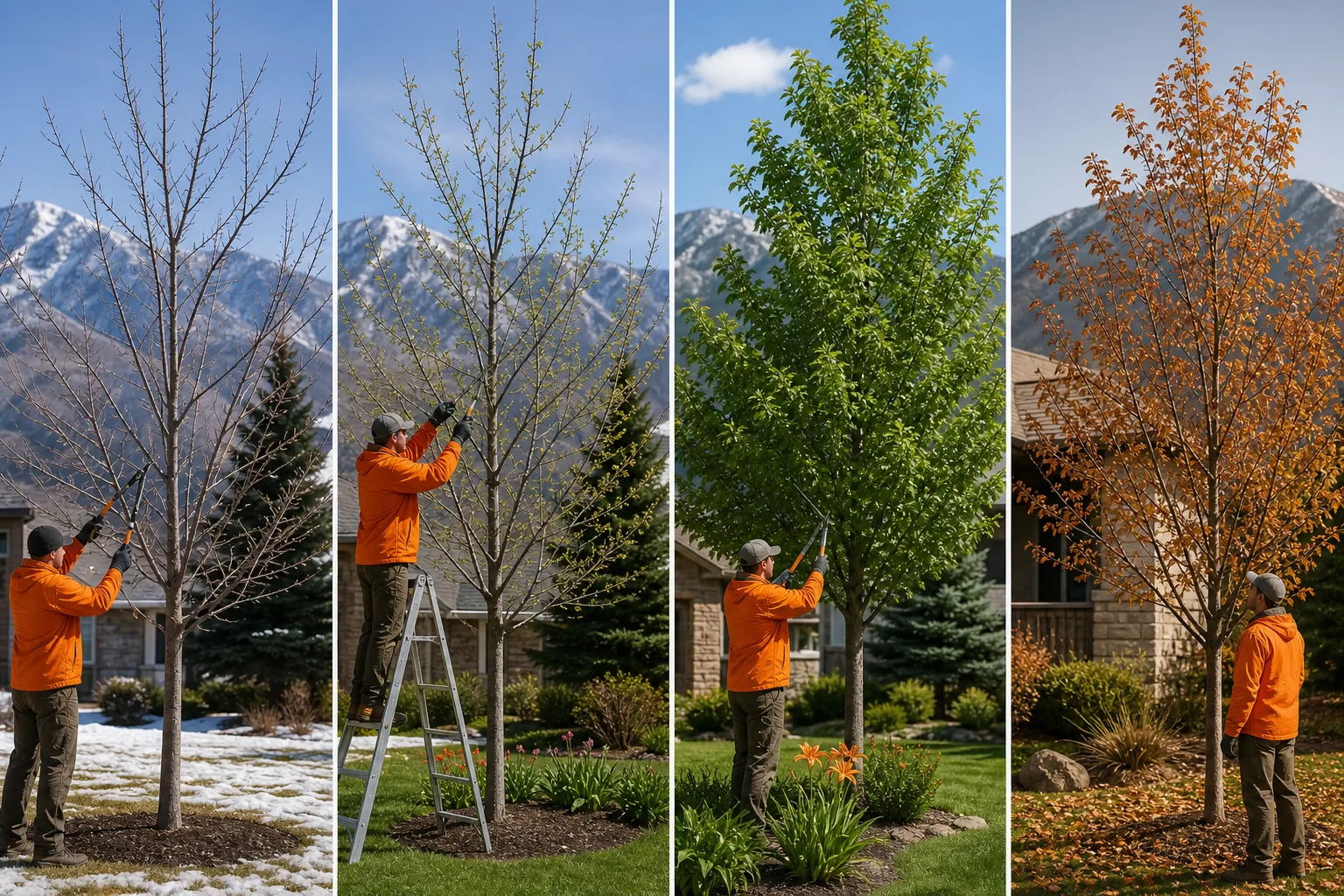 Best Time to Prune Trees: A Seasonal Guide 1 seasonal tree pruning calendar for Northern Utah
