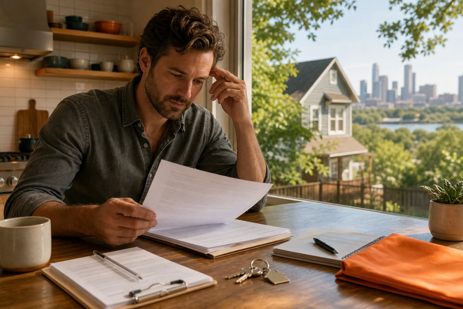 Austin home offer and closing paperwork