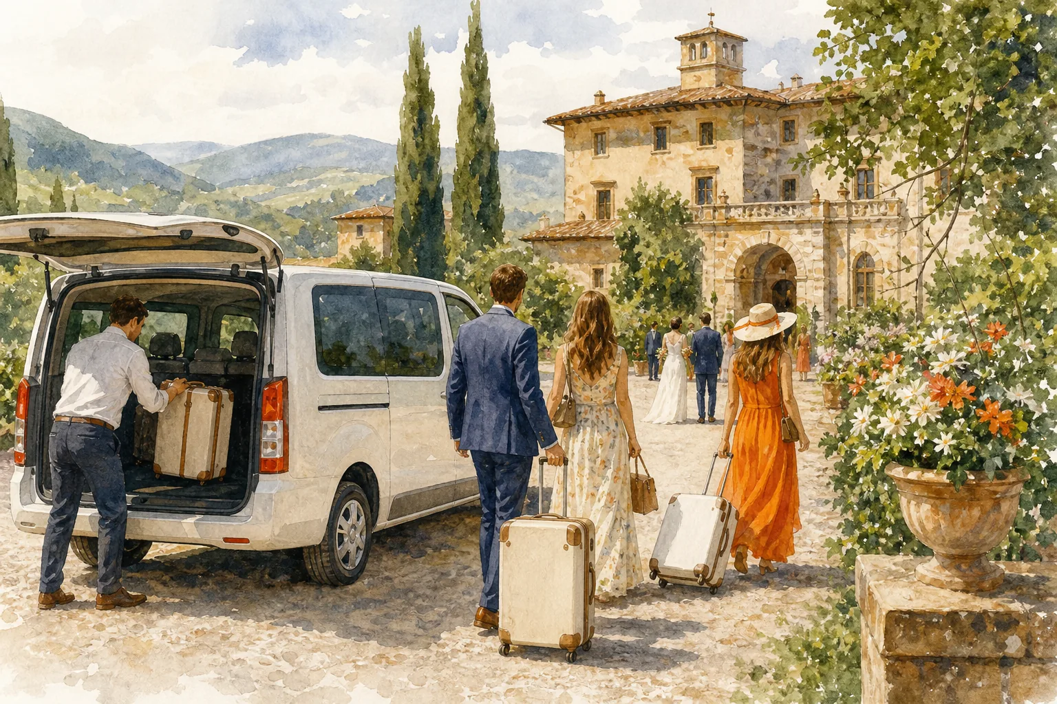 Micro wedding Italy travel and logistics