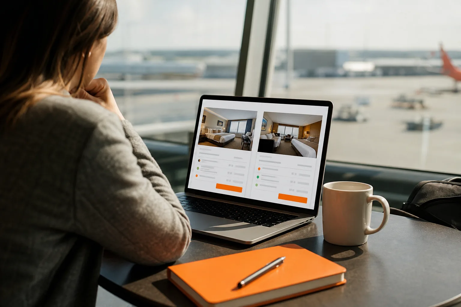 Flexible travel card comparison for hotel bookings.