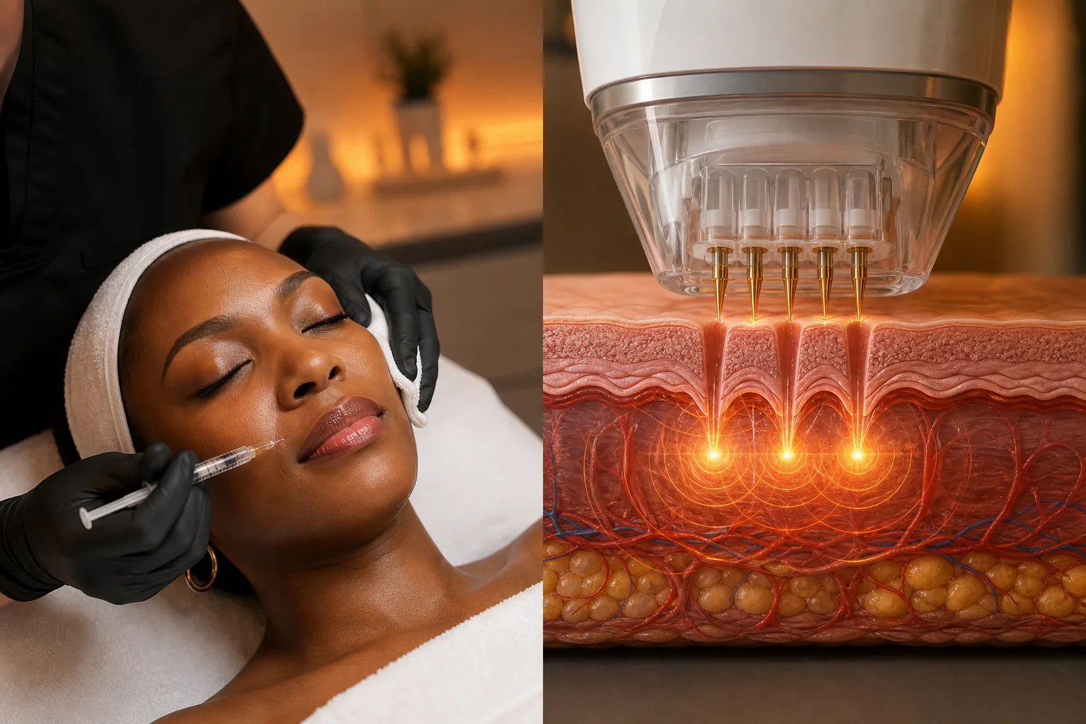 comparison of RF microneedling and needle-based treatments