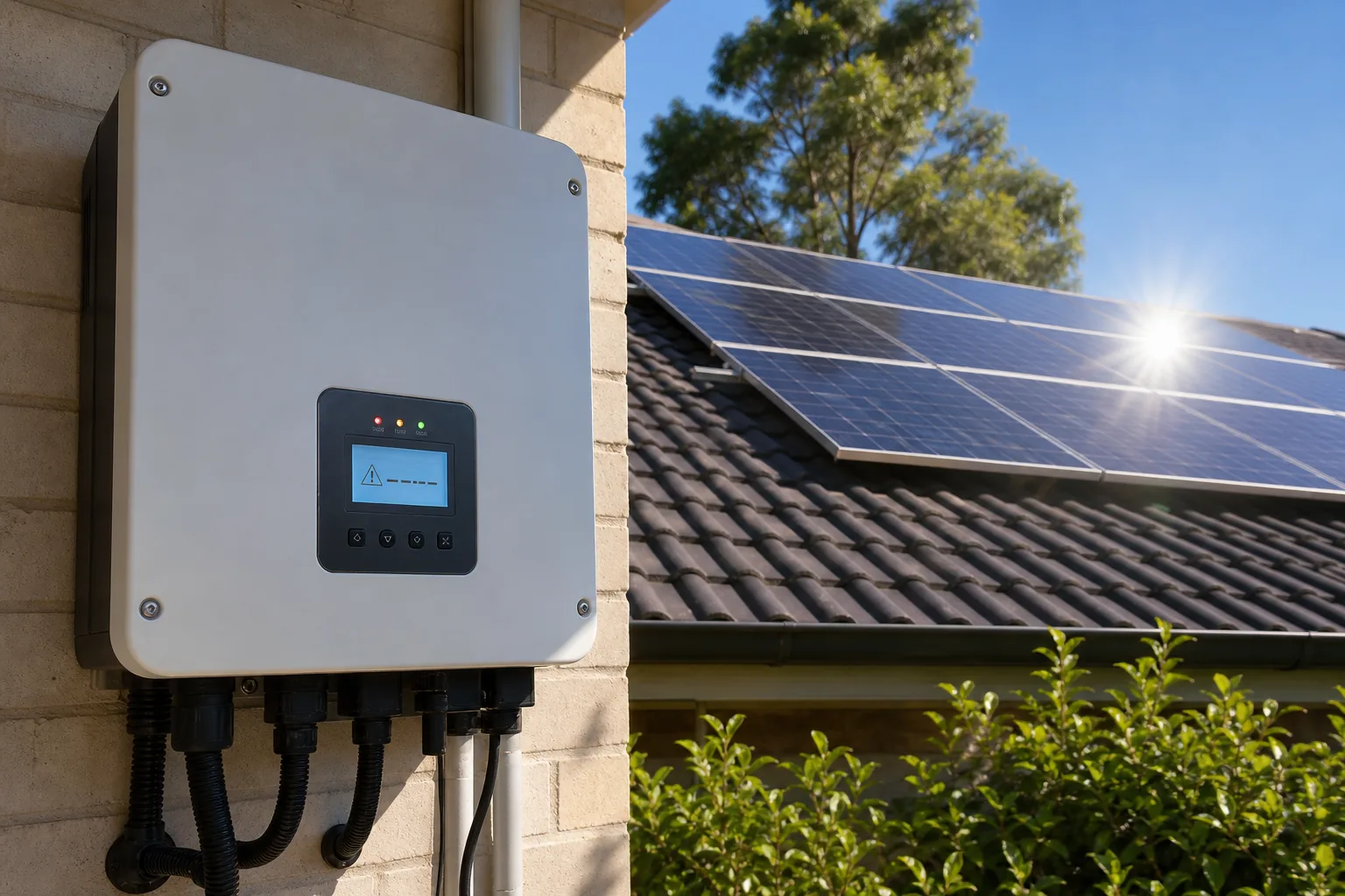 Solar inverter troubleshooting