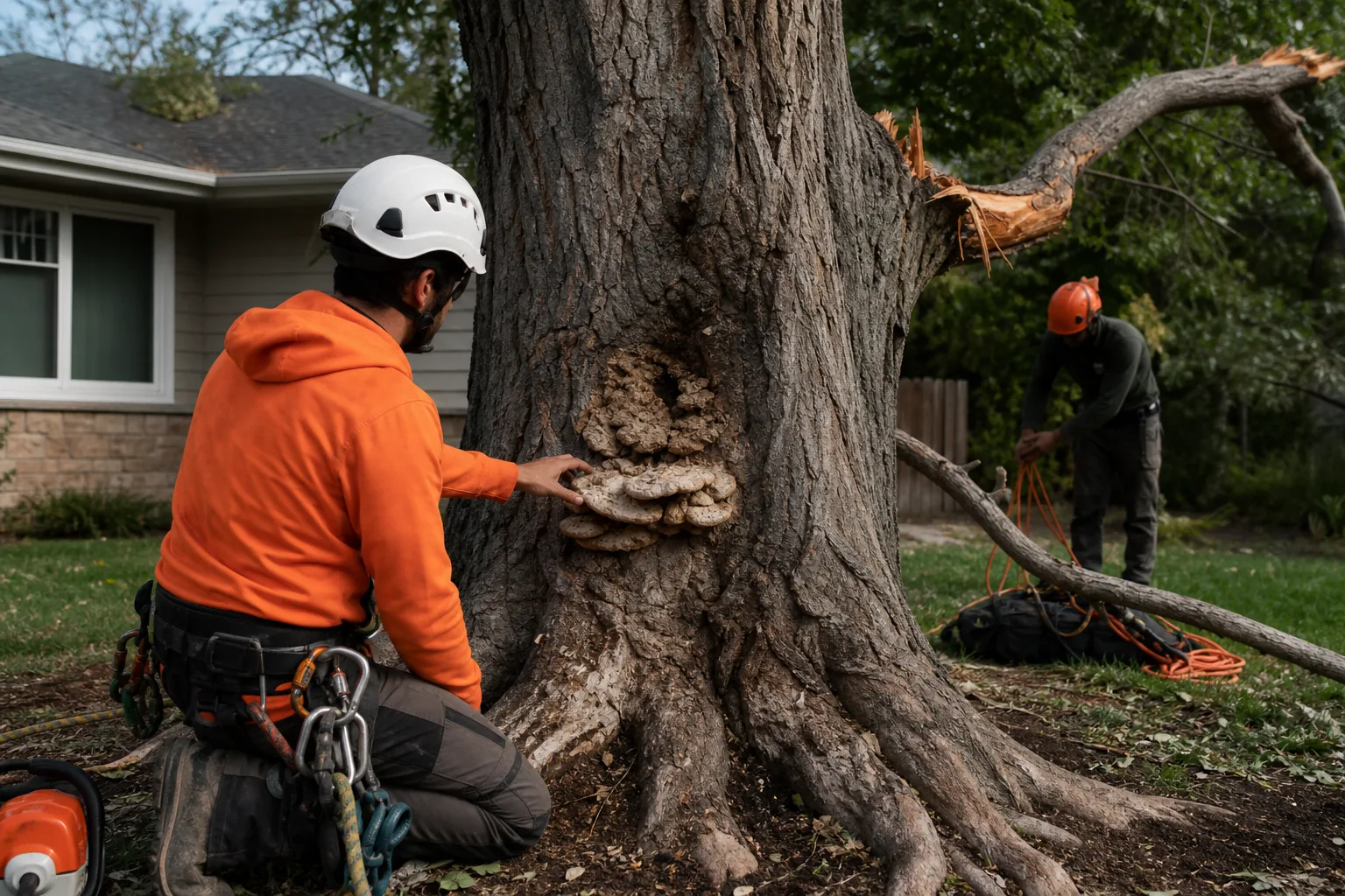 Tree Fungus Treatment: A Step-by-Step Guide 2 professional tree fungus inspection and hazardous tree assessment in Northern Utah