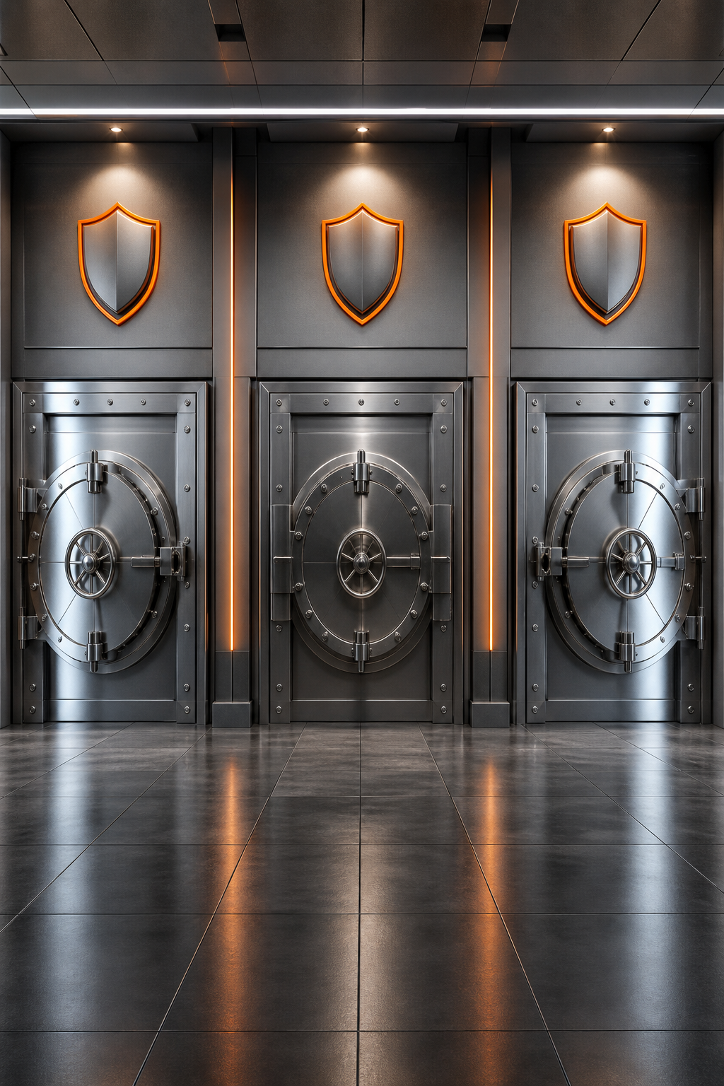A conceptual image of three separate secure vaults or containers, each labeled with a different client name, with a shield icon above each. Alt: Illustration of fully isolated tenant environments for each customer.