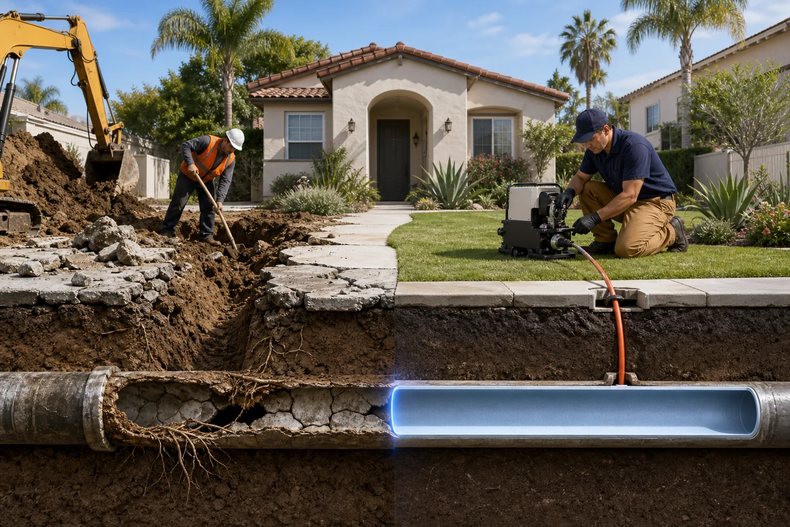 Primewest Plumbing: visual reference for 1. Primewest Plumbing (Our Top Pick) , Full‑service trenchless repair in OC