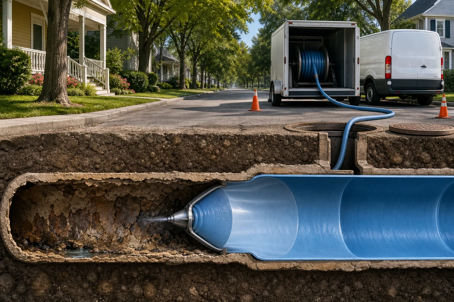 Pipe Coating (Slip Lining): visual reference for 5. Pipe Coating (Slip Lining) , Protective inner coating solution