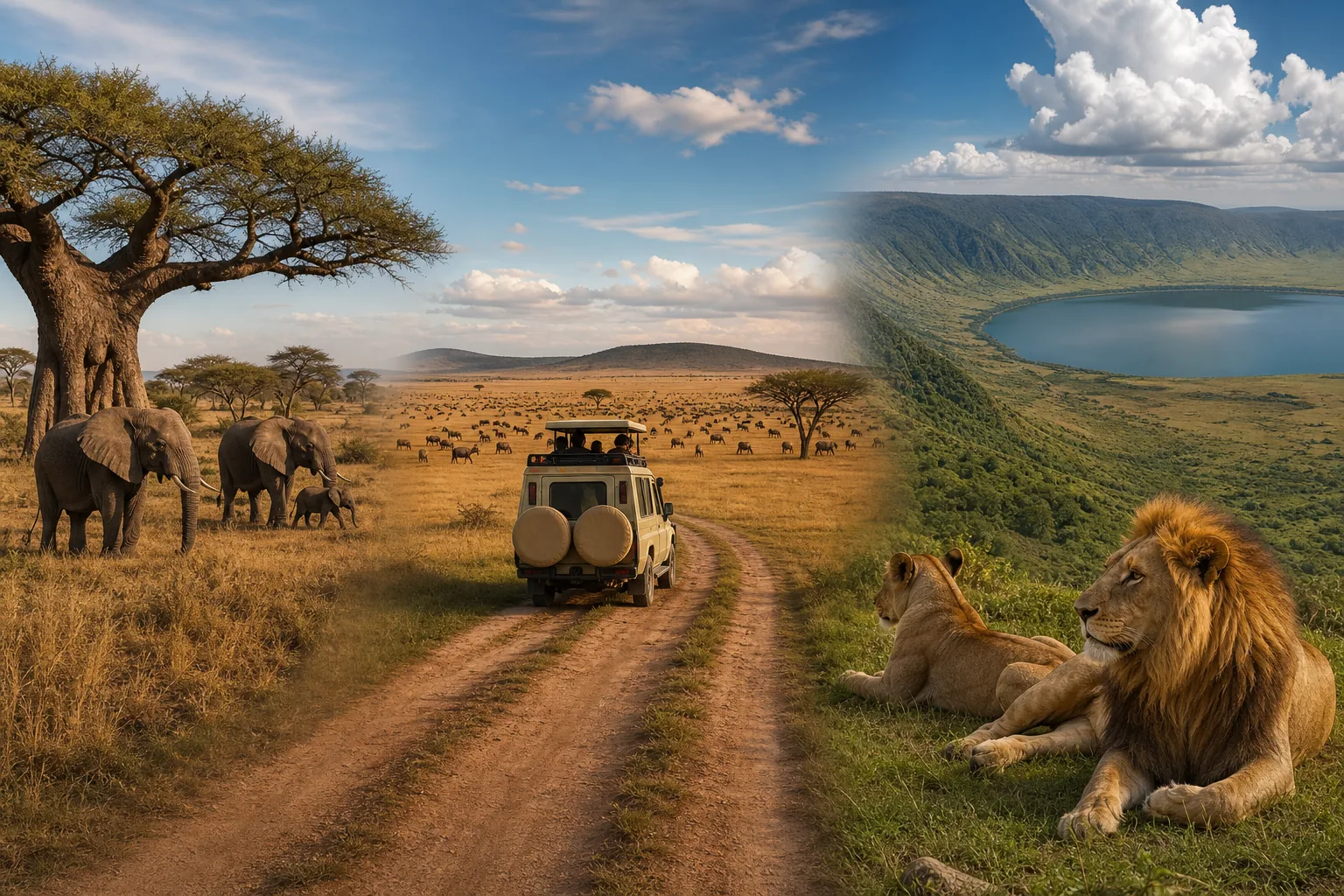 Illustration for 3-Day Tanzania Safari Tour