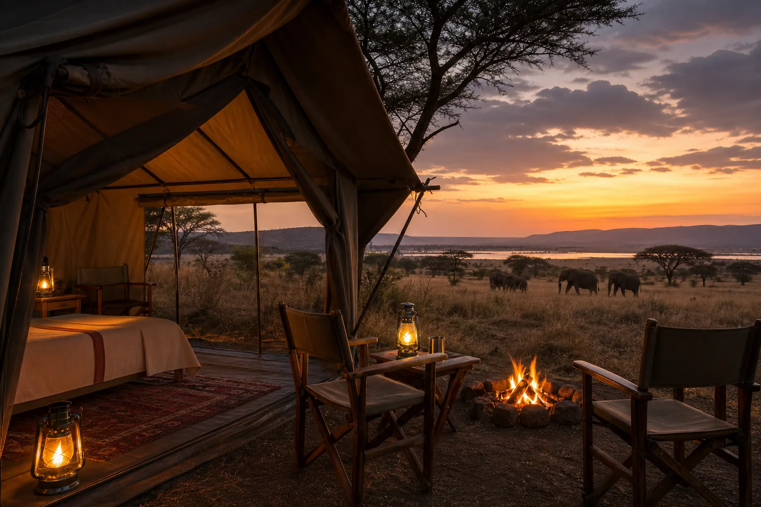 Illustration for 3-Day Tented Camp Safari