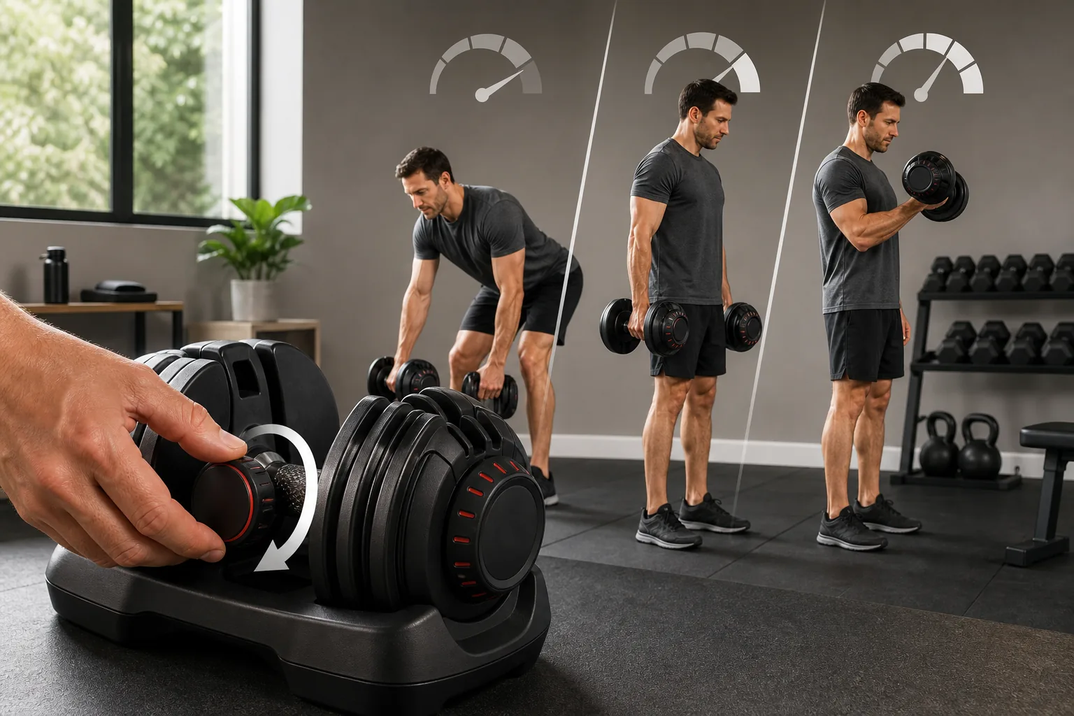 Illustration for BowFlex Results Series 552 SelectTech Dumbbells