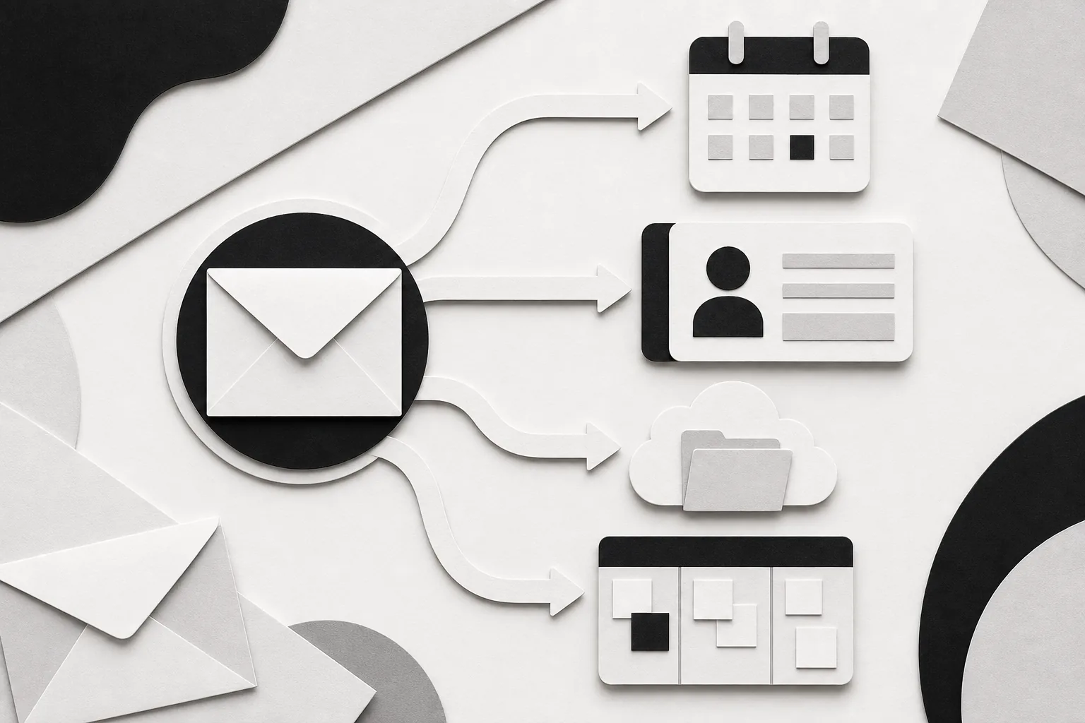 AI email assistant integrations with Gmail Outlook calendar CRM and task apps