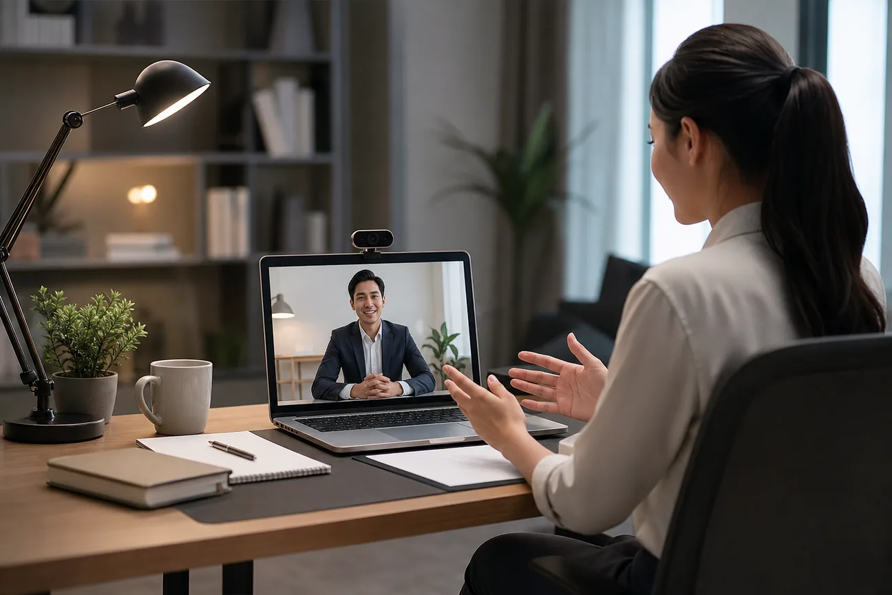 Editorial illustration for Best AI Interview Assistant Tools for 2026