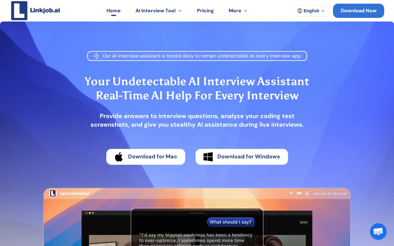 Linkjob AI: visual reference for 10. Linkjob AI — Unlimited Usage With Balanced Live Support