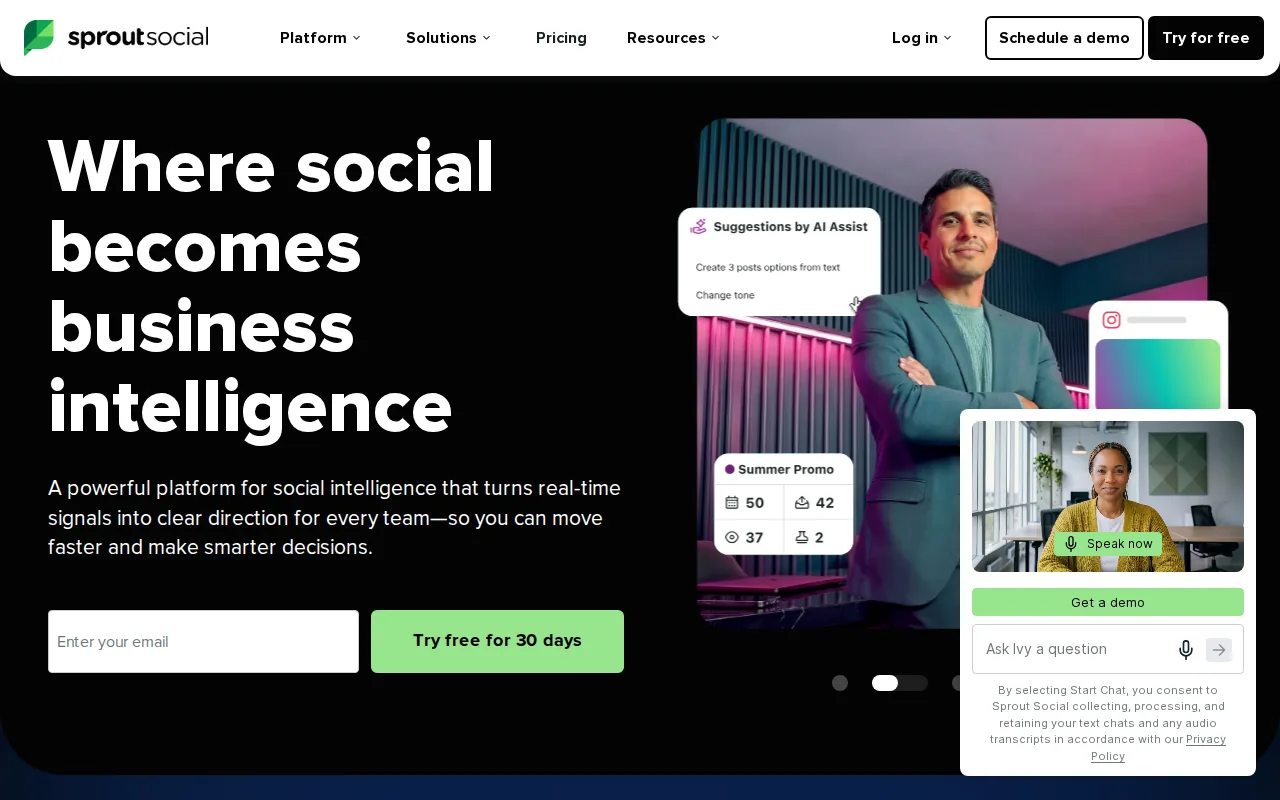 Sprout Social: visual reference for 6. Sprout Social