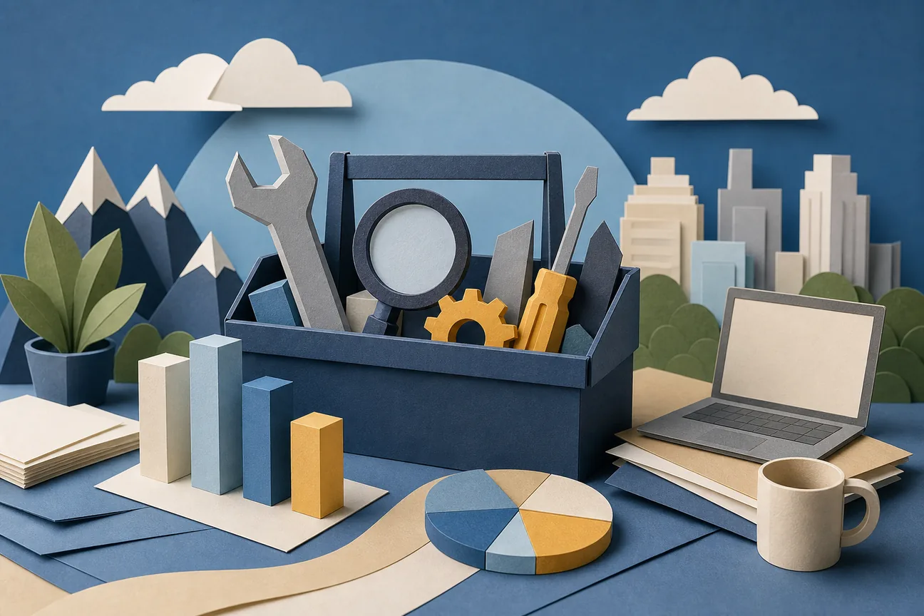 Editorial illustration for Best B2B SEO Tools for Agencies and SaaS