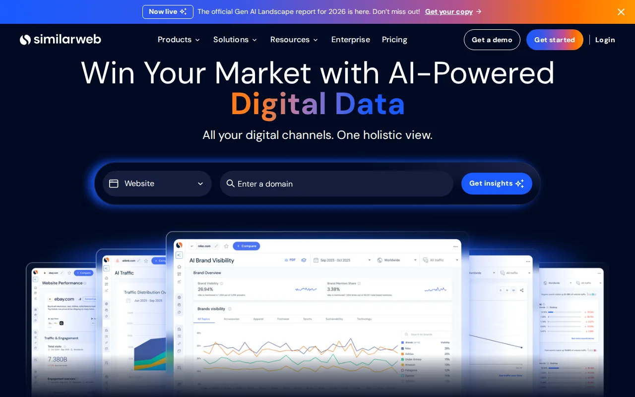 Similarweb: visual reference for 8. Similarweb