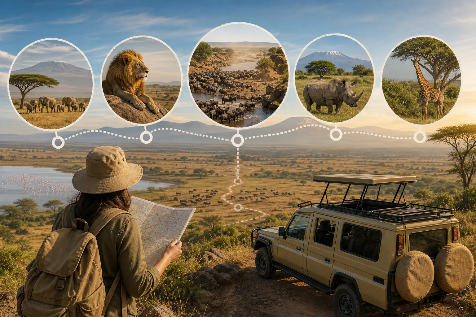 Illustration for Northern Circuit safari operators