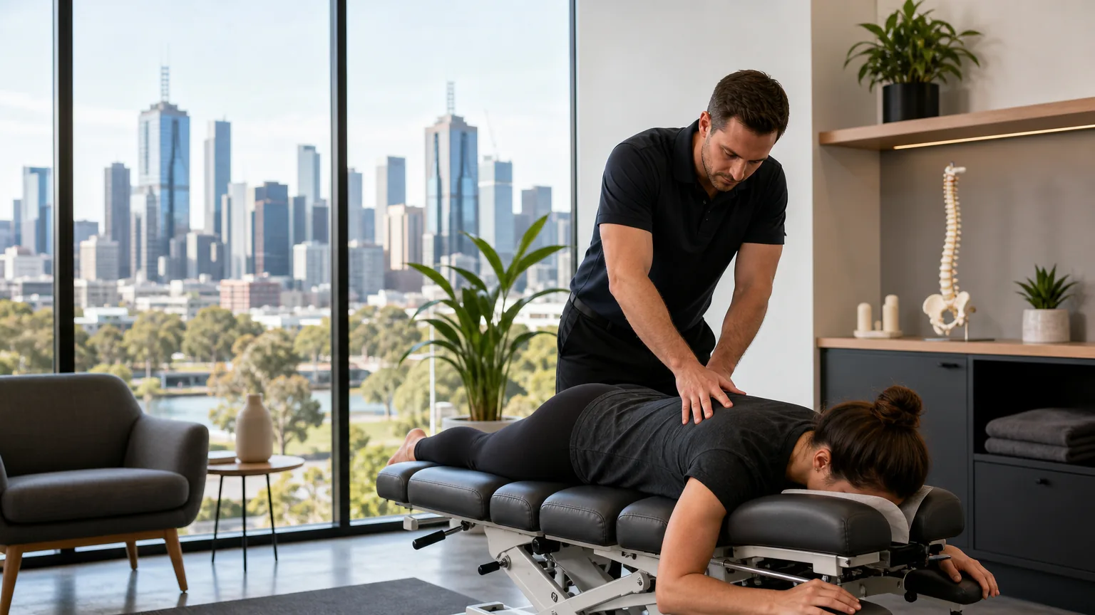 Editorial illustration for Best Chiropractors in Melbourne (2026 Shortlist)