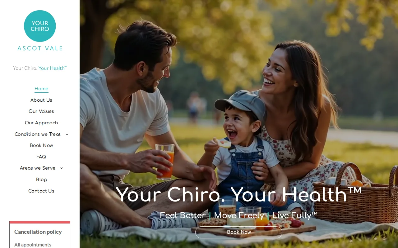 Your Chiro: visual reference for 3. Your Chiro — Posture Correction and Decompression Techniques