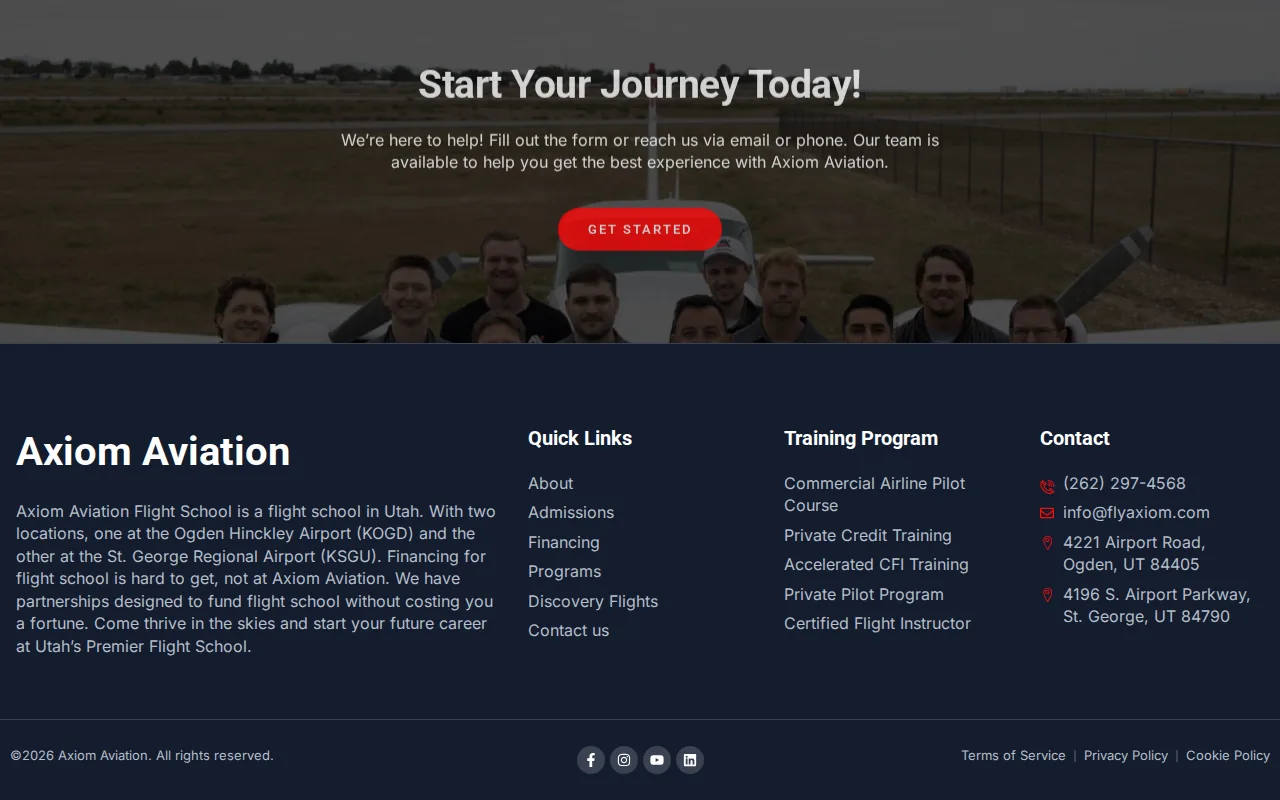 Comparing the best commercial pilot schools in the US, including Axiom Aviation