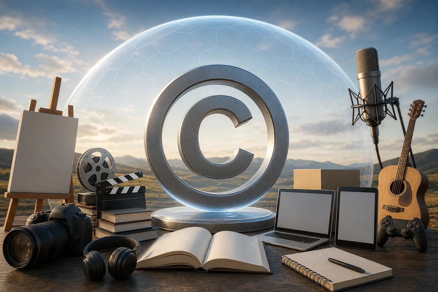 Illustration for Copyright Disclaimer Generator