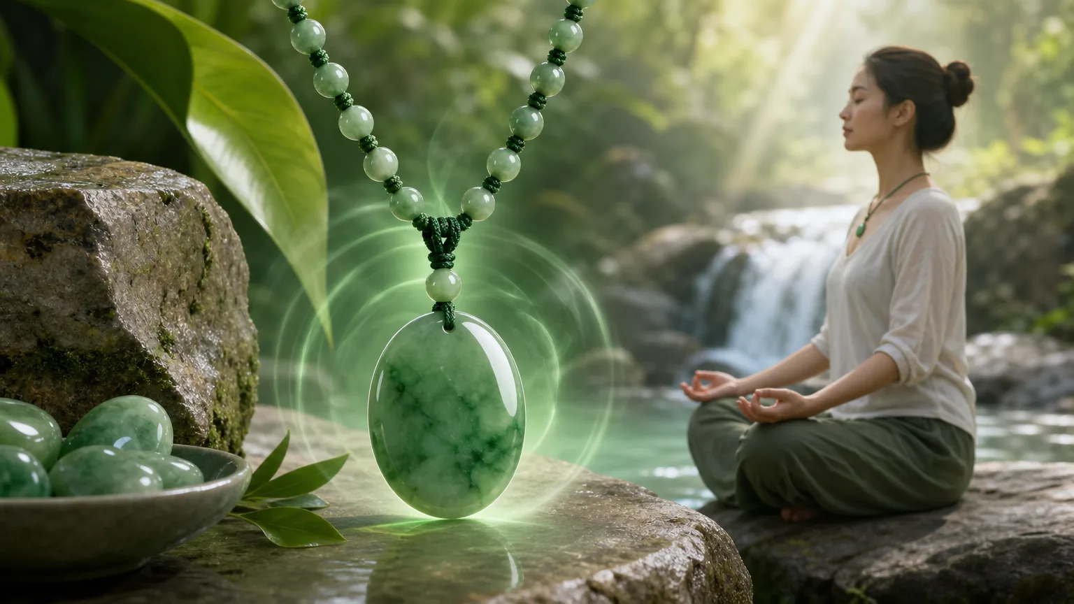 Burmese Jade Necklace: visual reference for 9. Burmese Jade Necklace