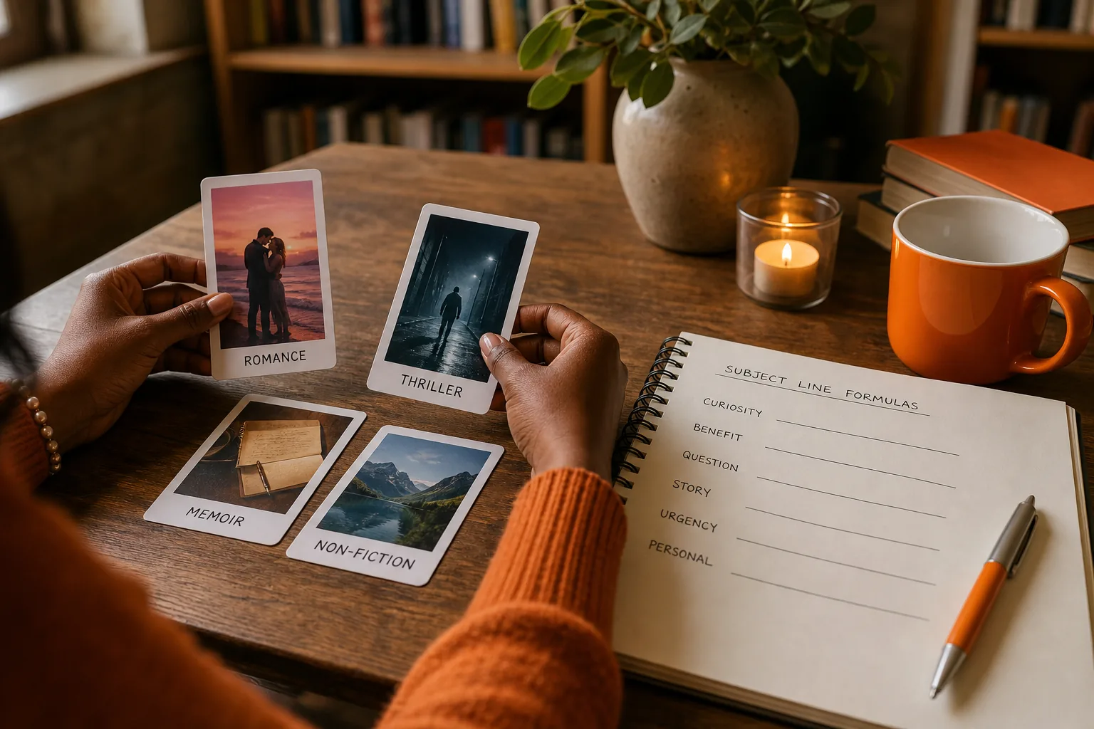 genre-specific email subject line ideas for authors