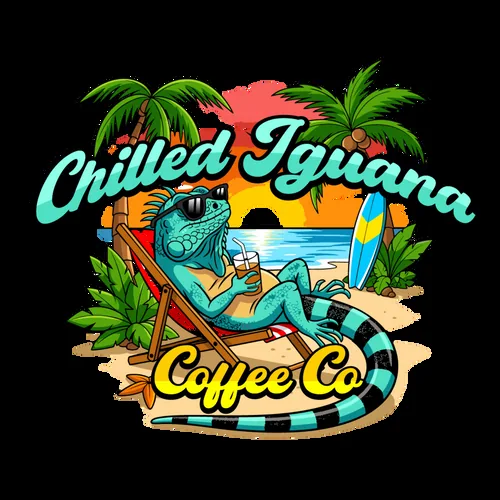Illustration for Chilled Iguana Coffee Co.