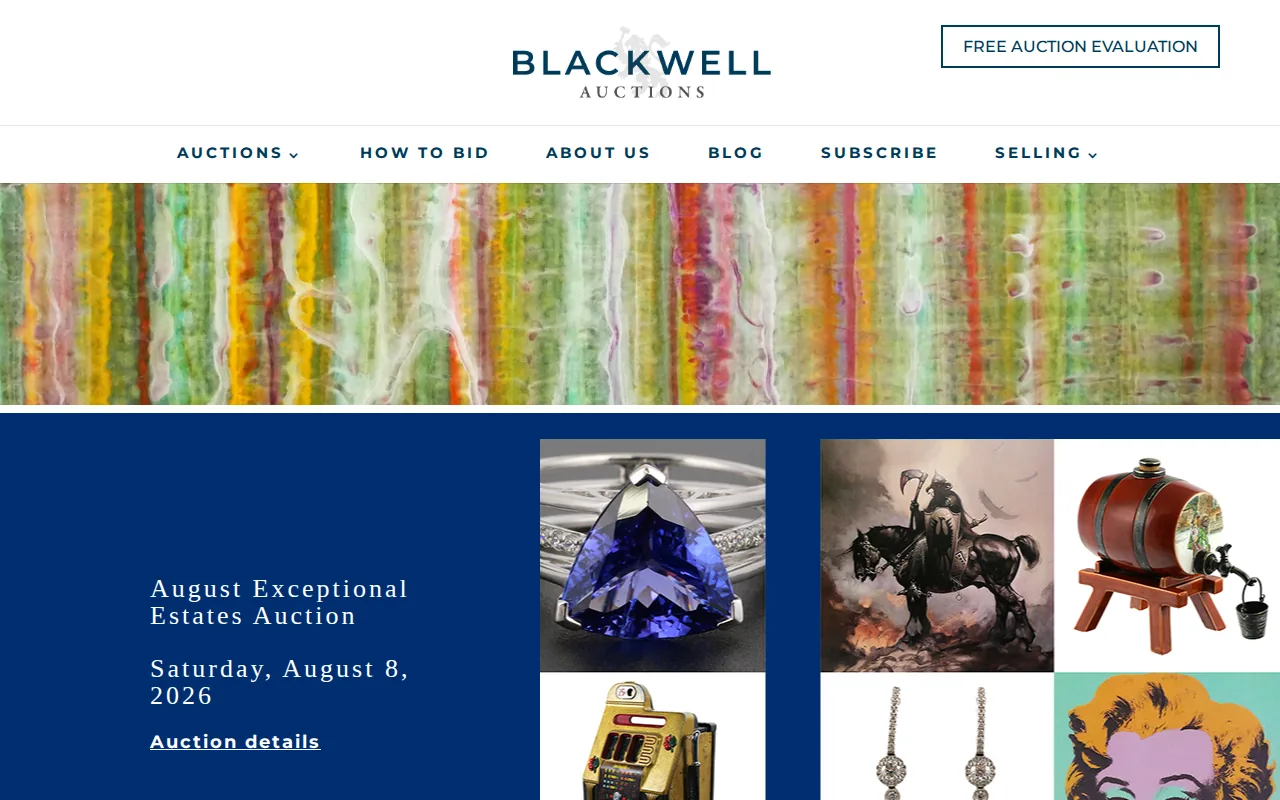 Blackwell Auctions: visual reference for 8. Blackwell Auctions — Auction‑Driven Estate Liquidations