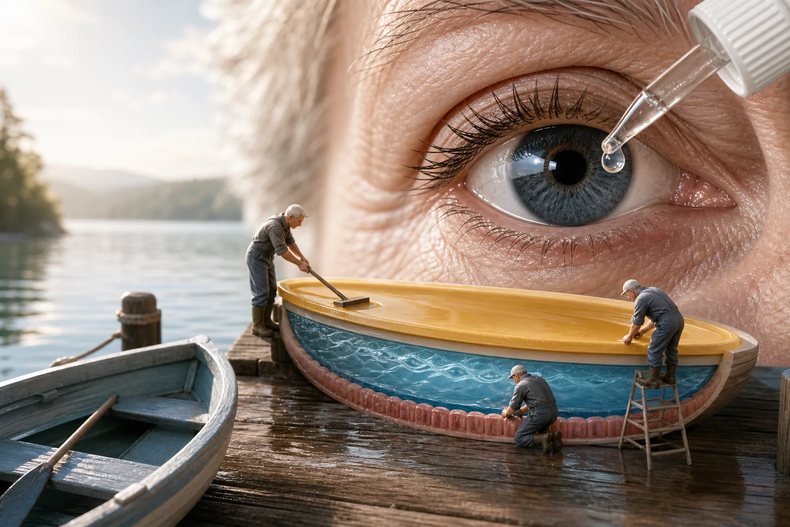 Retaine: visual reference for 5. Retaine , Lipid‑layer support for evaporative dry eye