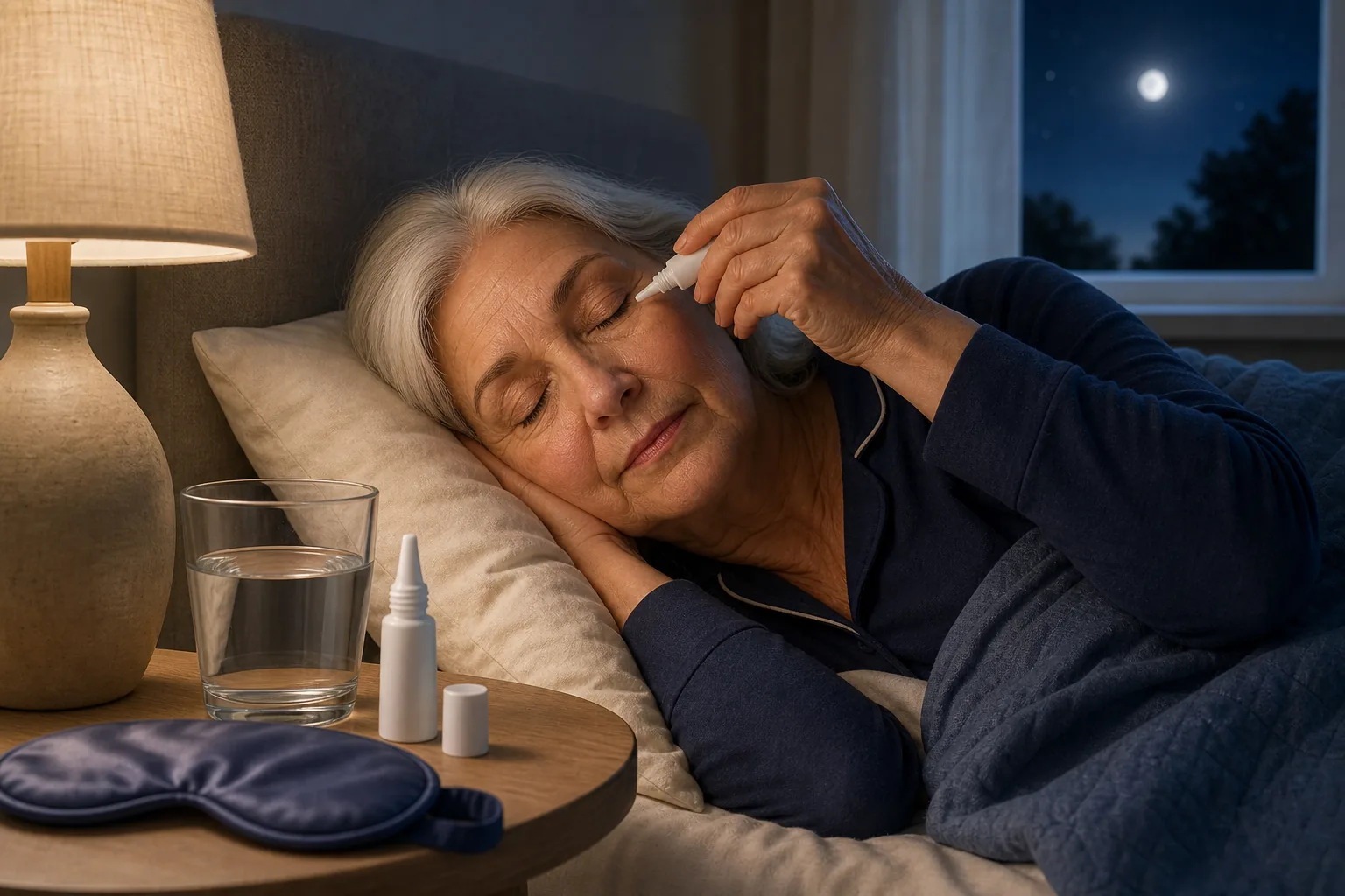 Optase Hylo Night Dry Eye Ointment: visual reference for 8. Optase Hylo Night Dry Eye Ointment , Vitamin A night‑time relief