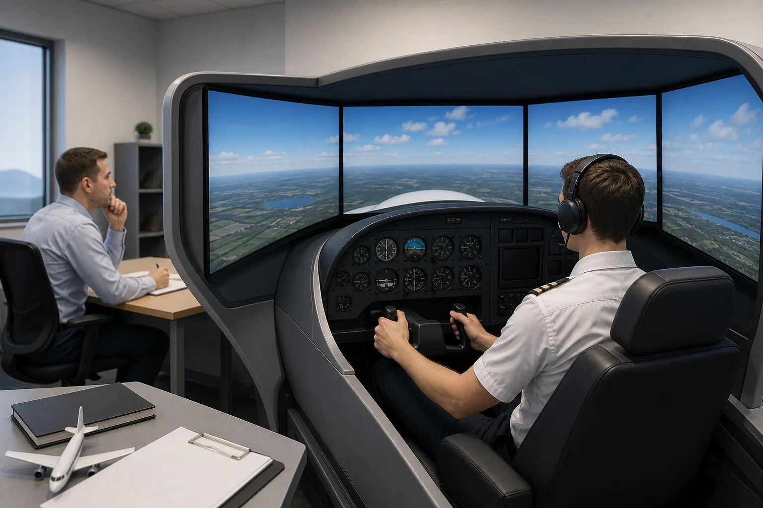 Illustration for Flight Simulation Training Devices