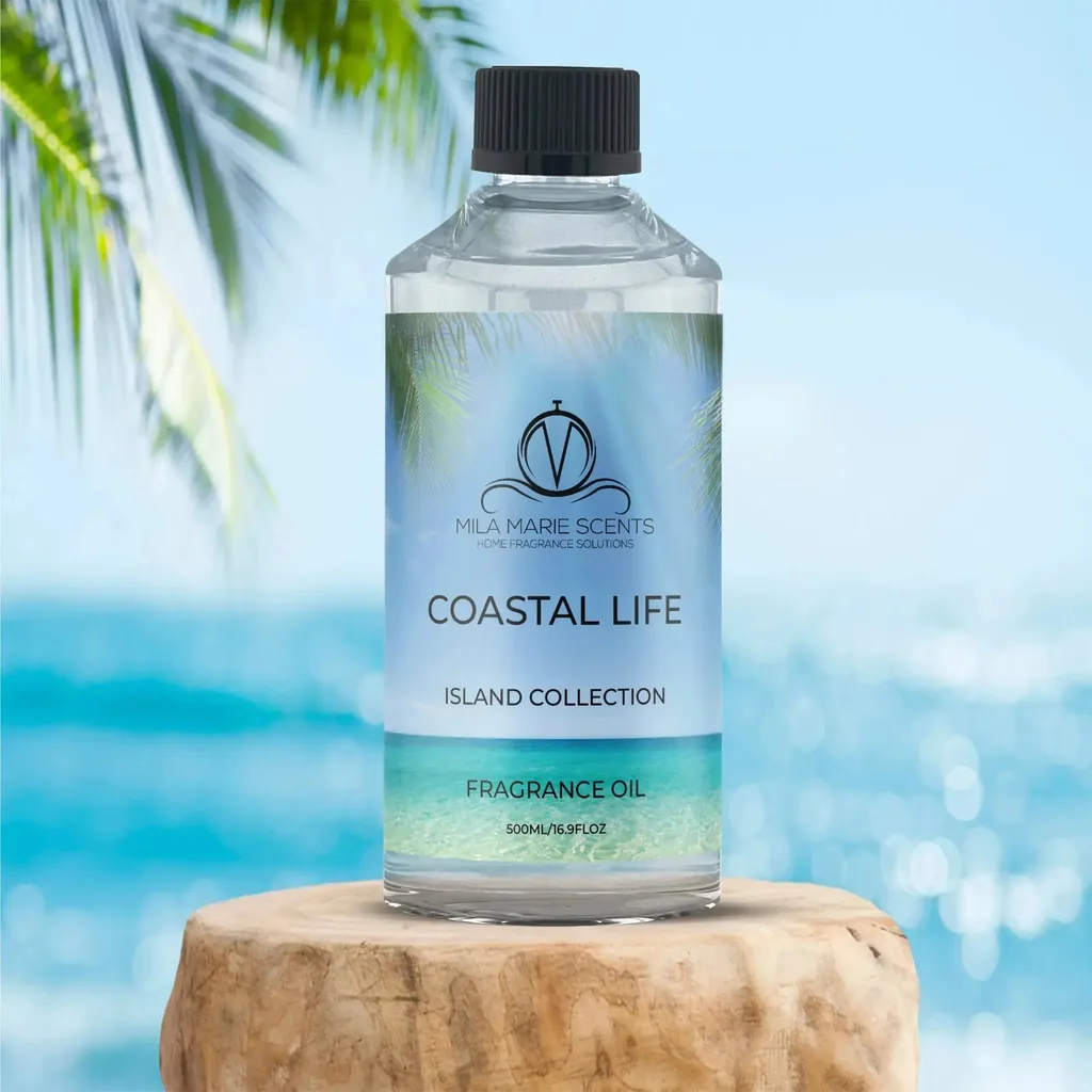 Coastal Life: visual reference for 2. Coastal Life | Fresh Green Notes · Soft Florals · Clean Musk