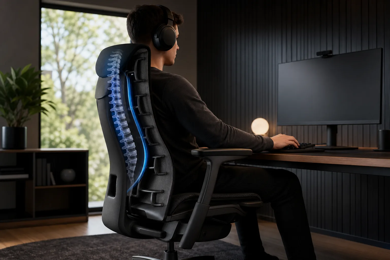 Illustration for Herman Miller X Logitech G Embody
