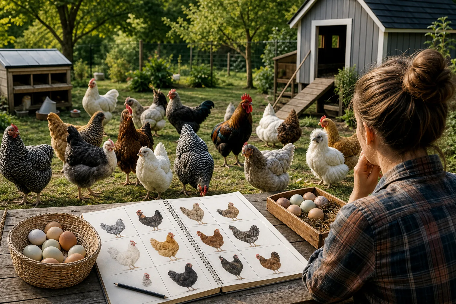 Illustration for Meyer Hatchery for breed variety and mixed-flock planning